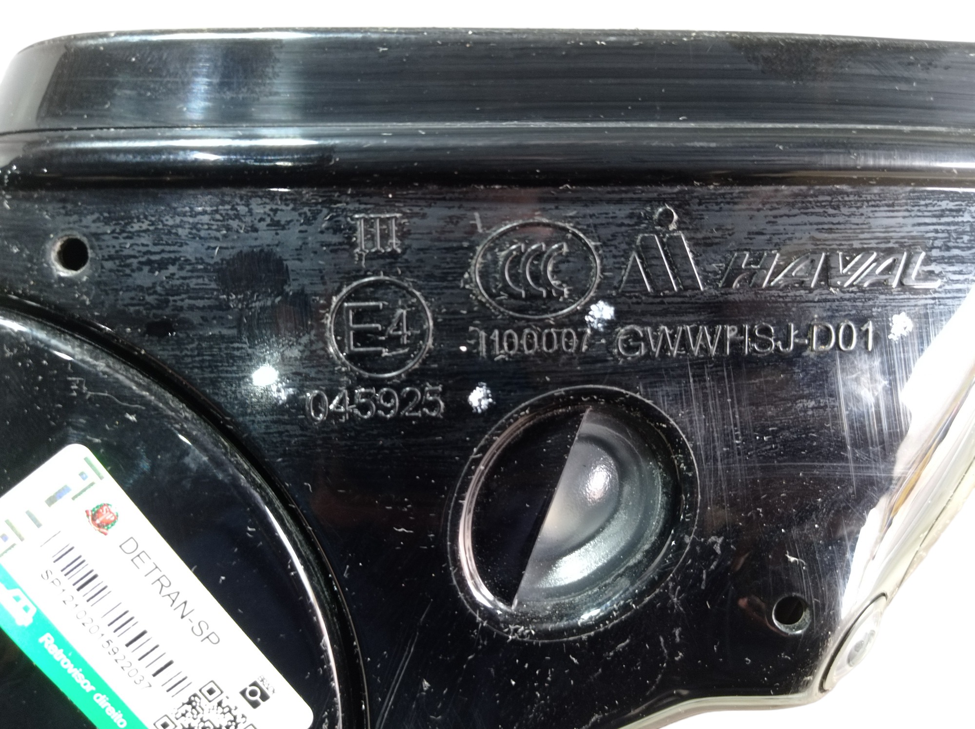 Retrovisor Direito Gwm Haval H6 Gt 1.5 2024 V598 9