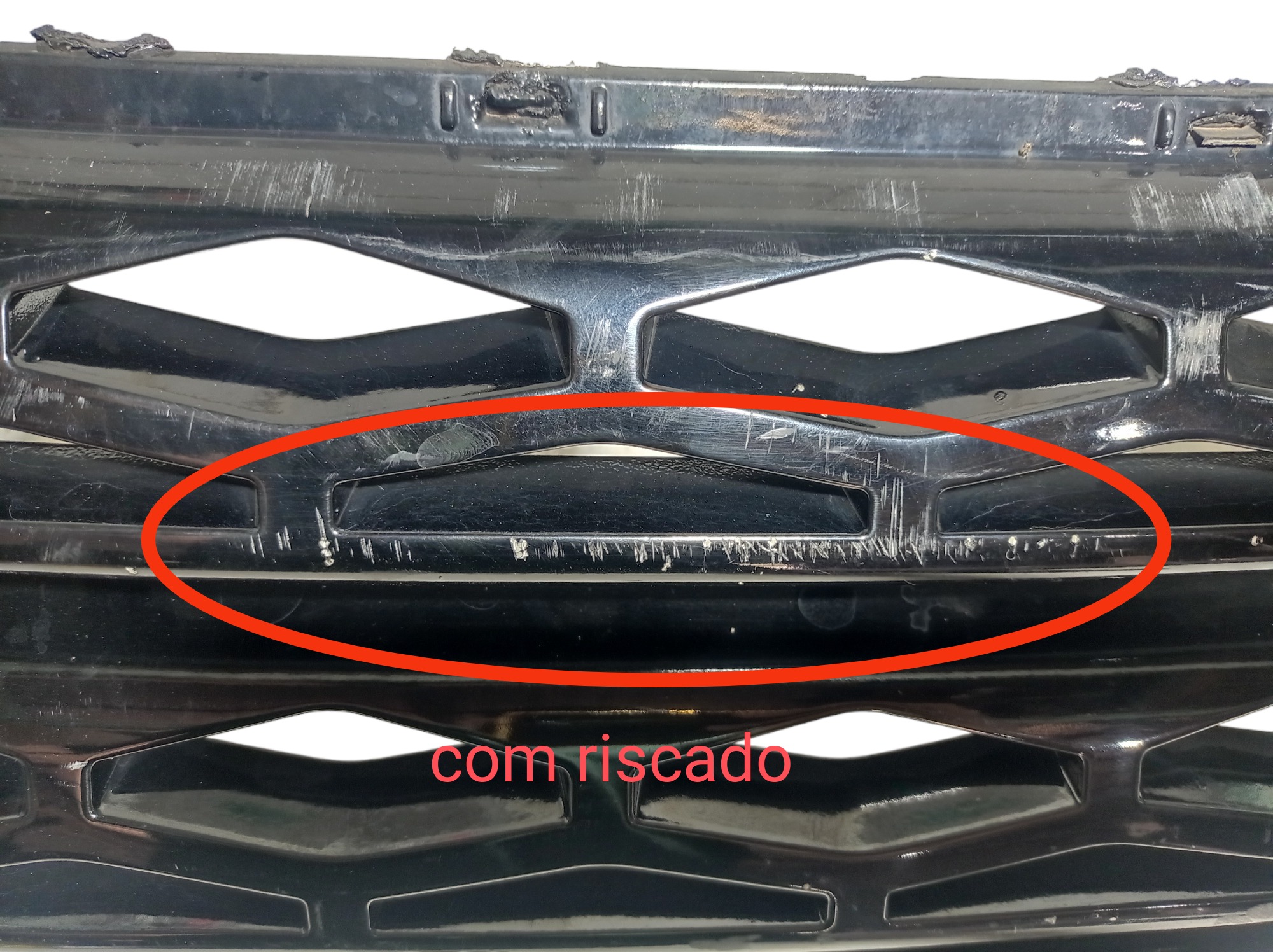 Grade Parachoque Dianteiro Range Rover Sport 2014 V573 Preto Ambos Os Lados 9