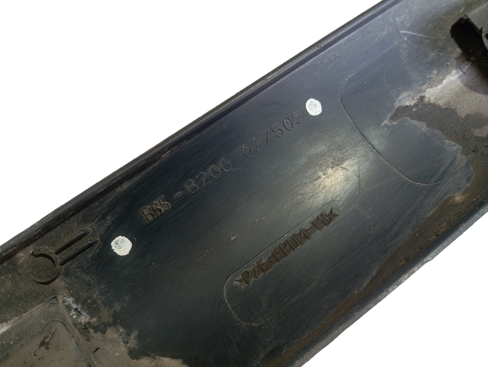 Moldura Porta Dianteira Dianteira Renault Clio 2004 V235 Preto 8