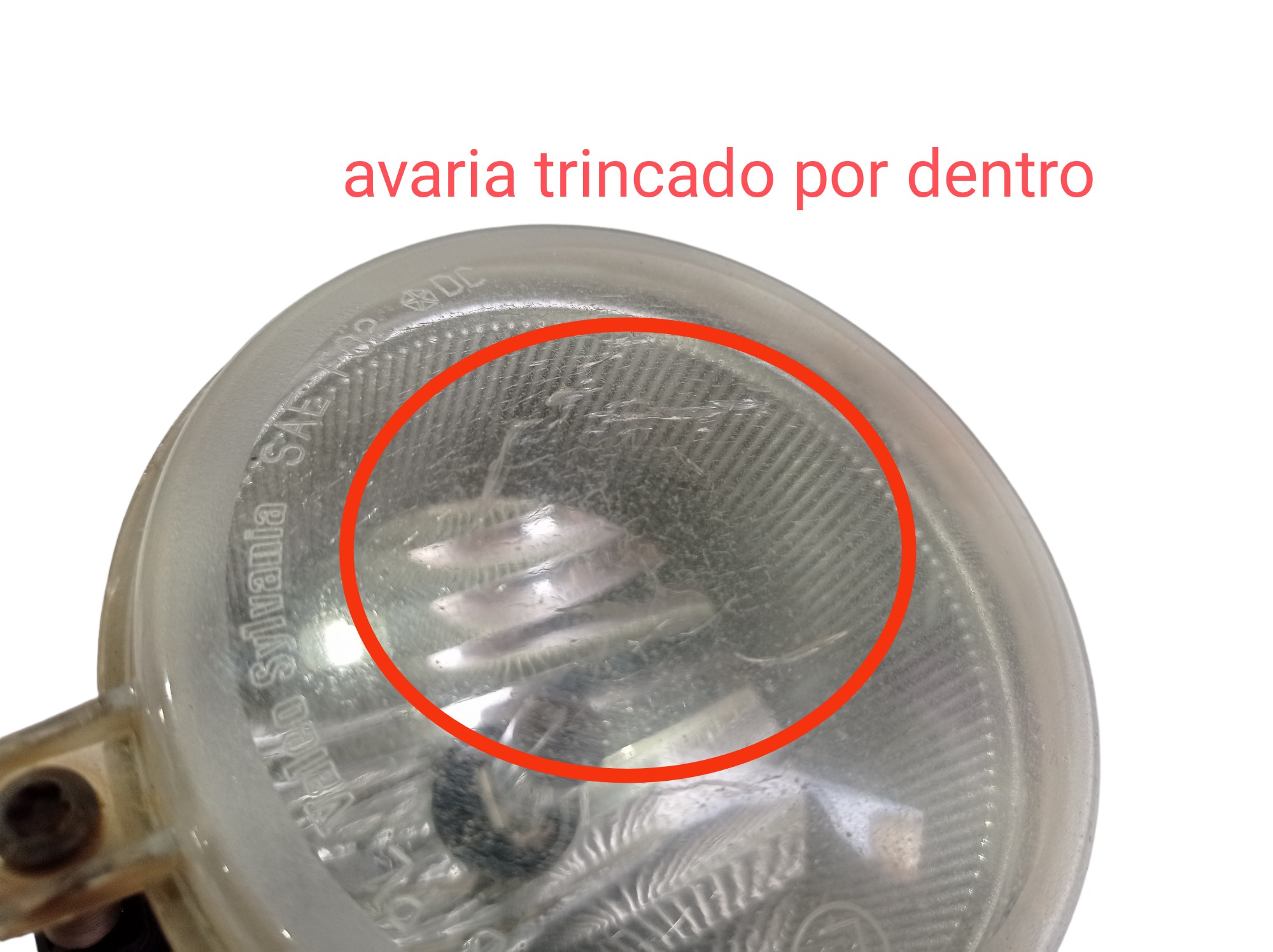 Farol De Milha Direito Chrysler Grand Caravan 2006 V487 Transparente 7