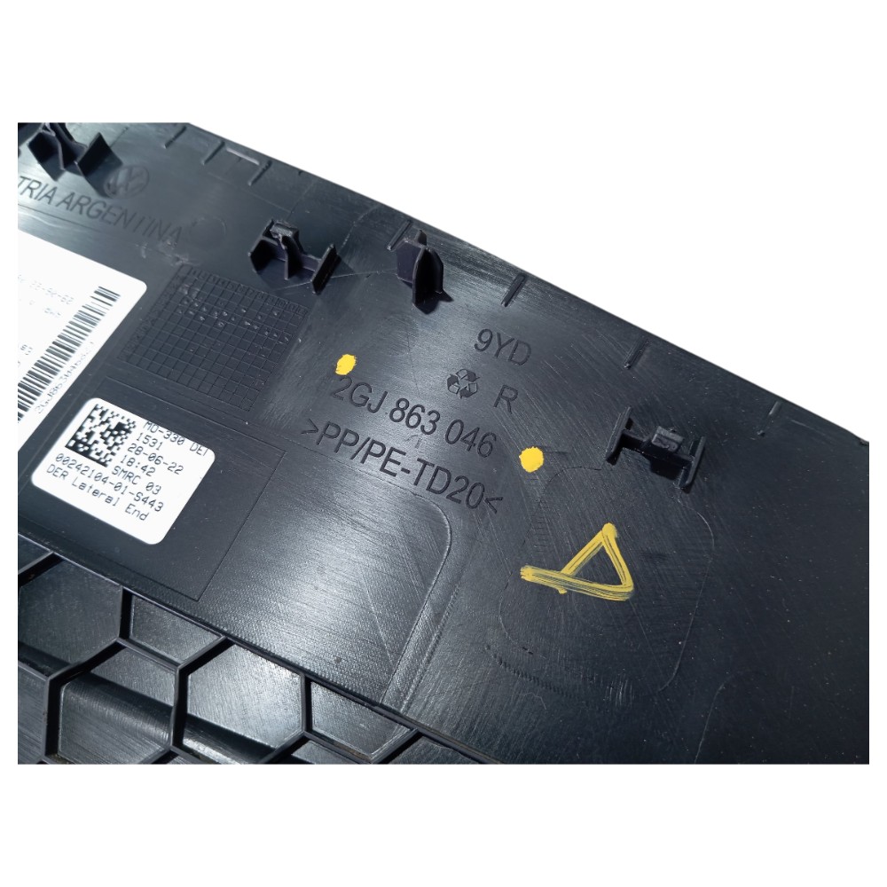 Acabamento Direito Console Vw Taos Highline 2022 2024 V655 7