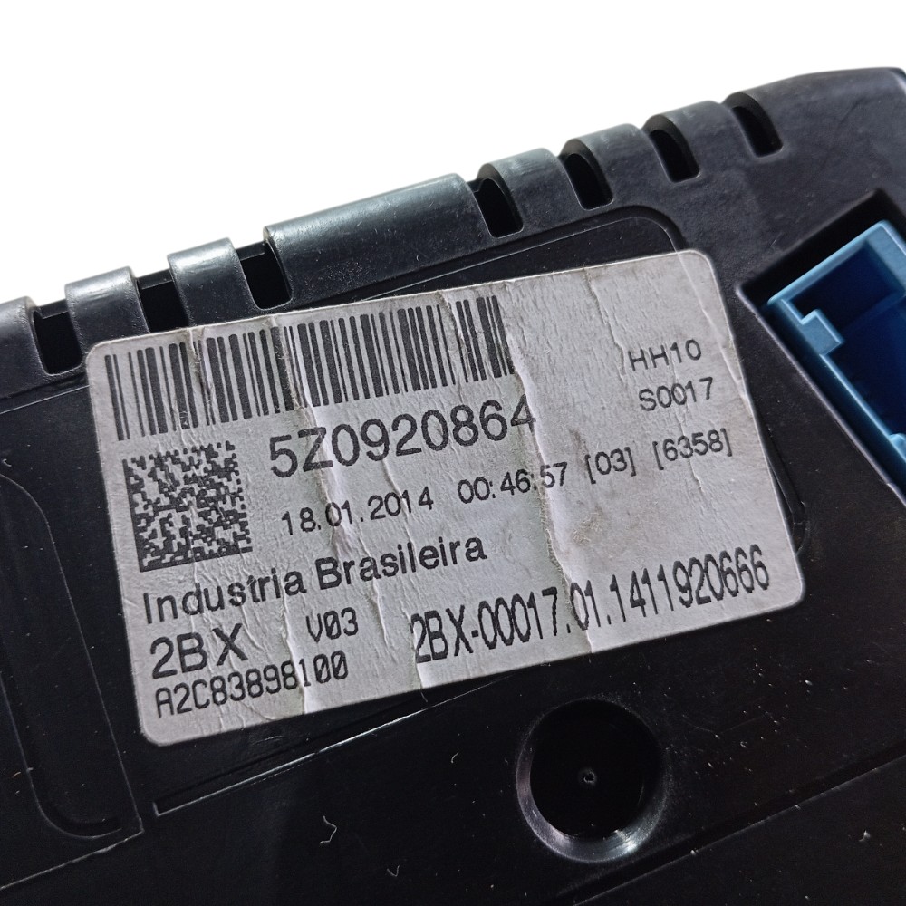 Painel Instrumentos Vw Fox G2 1.0 3cc 2010 A 2015 V340 9