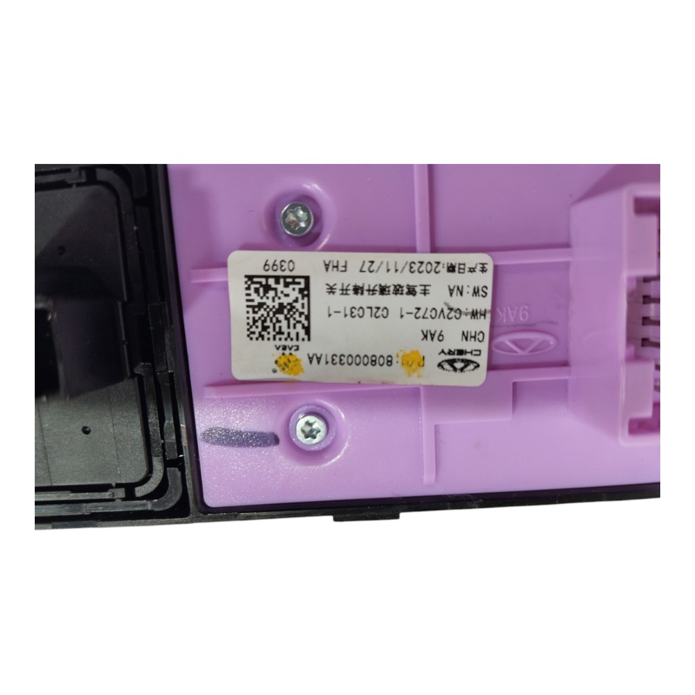 Comando Vidro Dianteiro Esquerdo Chery Tiggo 5x 2024 V621 9