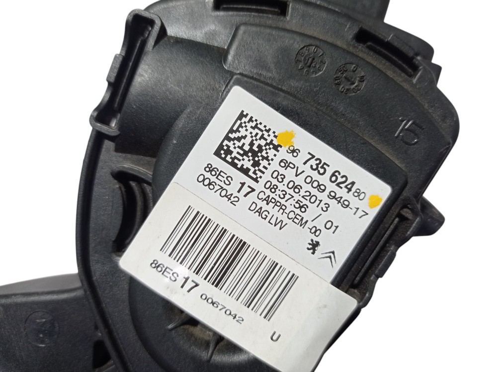 Pedal Acelerador Eletrônico Peugeot 208 1.6 16v 2014 V312 5