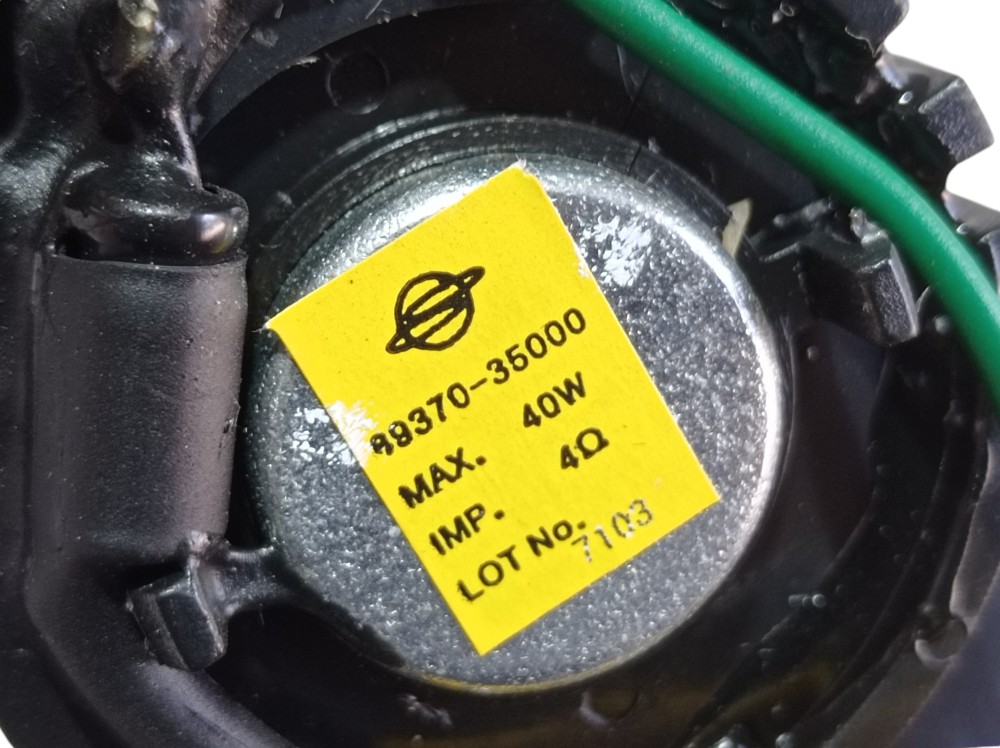 Tweeter Porta Dianteira Direita Ssangyong Xlv Dlx 2018 V612 Preto 7