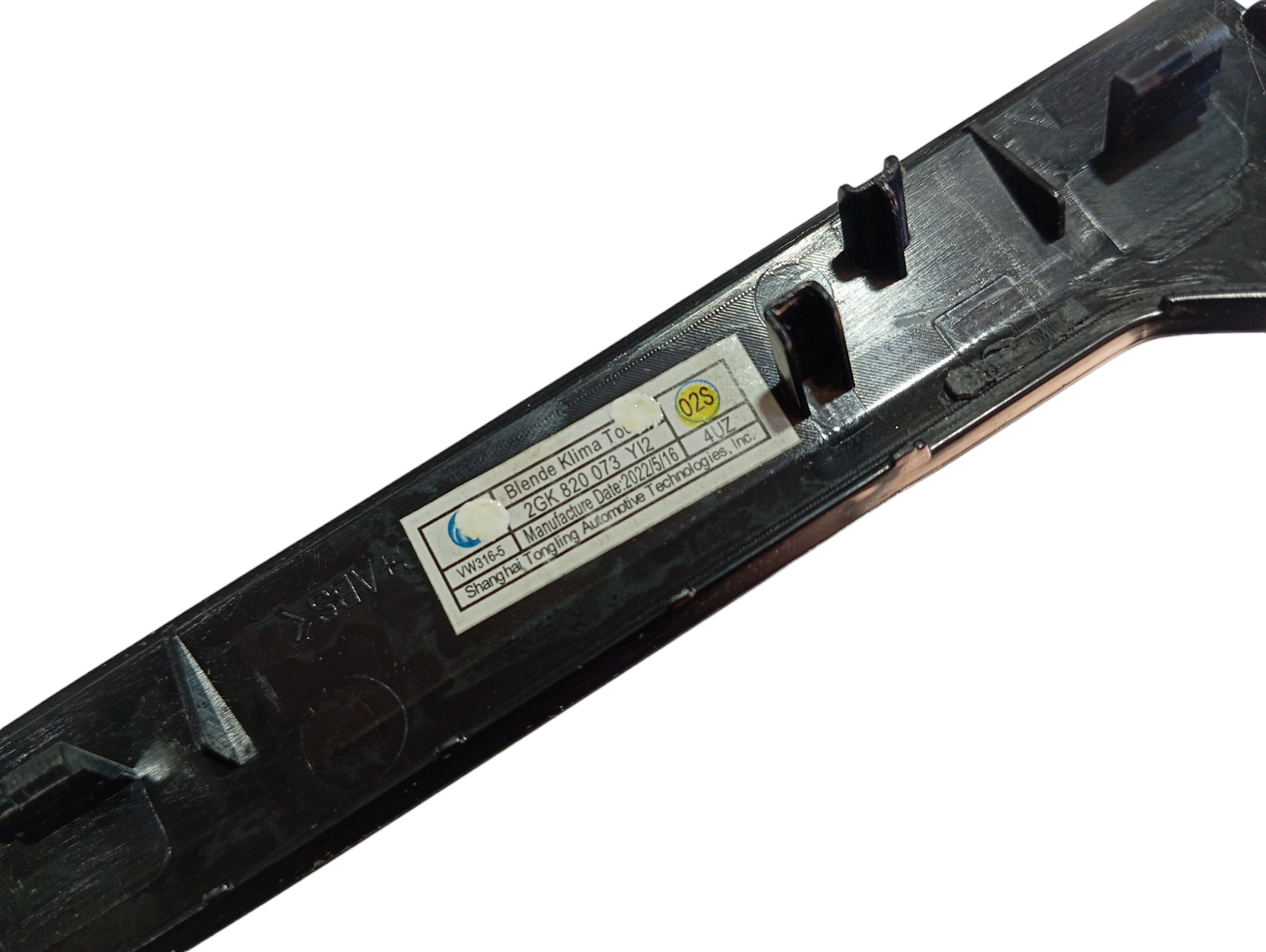 Moldura Comando Ar Vw Taos Highline 250 2022 2024 V601 7