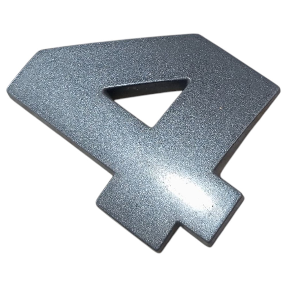 Emblema Numero 4 Tampa Traseira Discovery 4 2010 A 2014 V656 5
