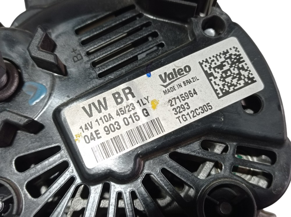 Alternador Vw Nivus Hl Tsi 1.0 2024 V608 6