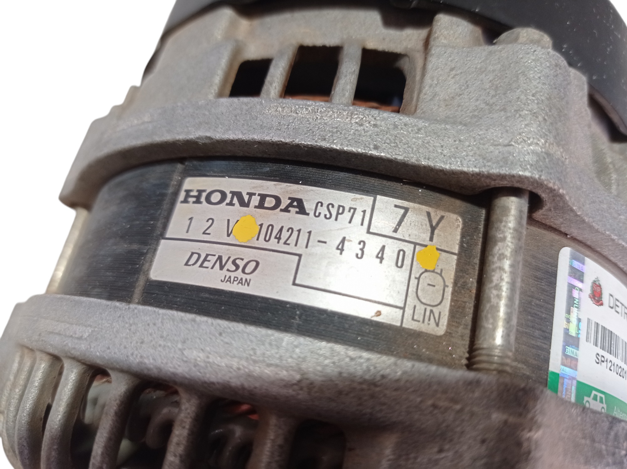 Alternador Honda Hrv Touring 1.5 2020 2025 V602 7