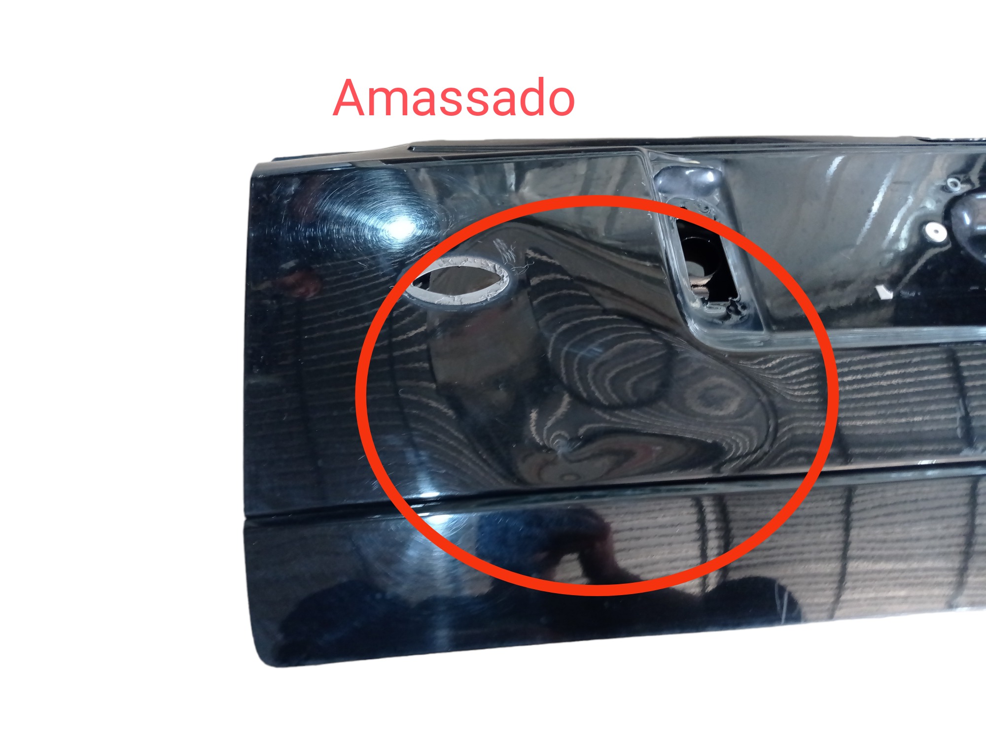Tampa Traseira Segunda Parte Range Rover Vogue 3.6 2008 V583 Preto 2