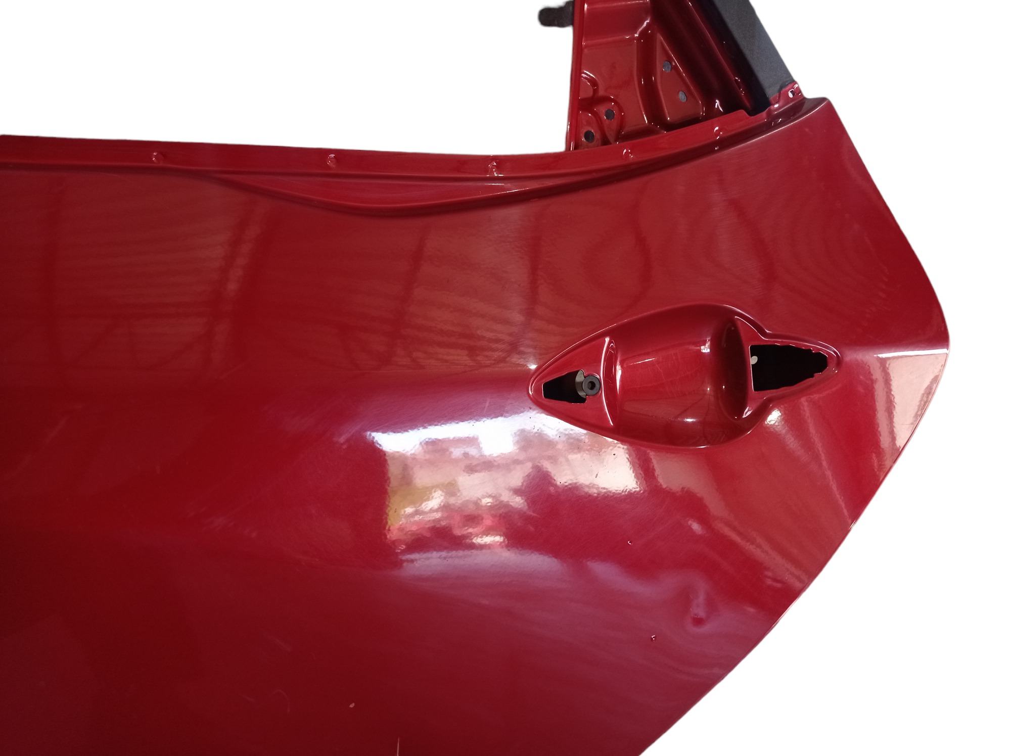 Porta Traseira Esquerda Jac T40 2019 V565  Traseira Esquerdo Vermelho 3