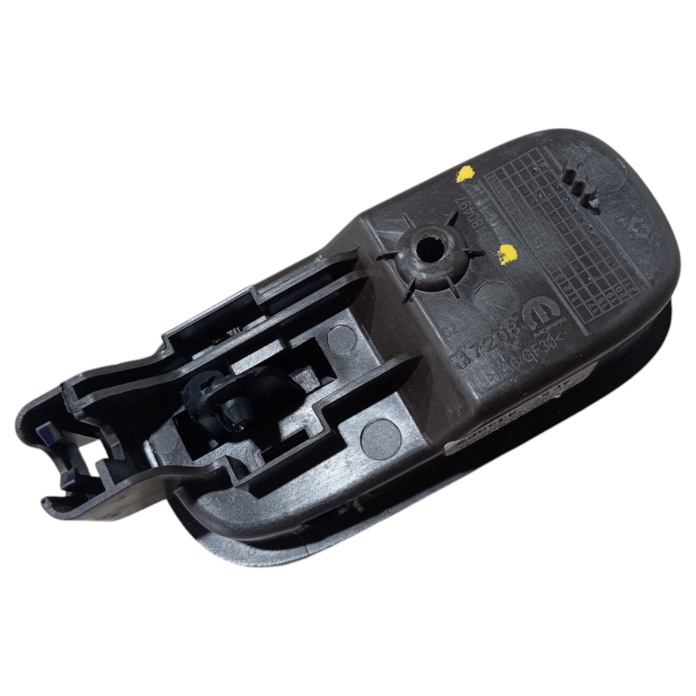 Maçaneta Int Porta Dianteira Direit Fiat Mobi 2016 2024 V654 Preto Dianteira 4