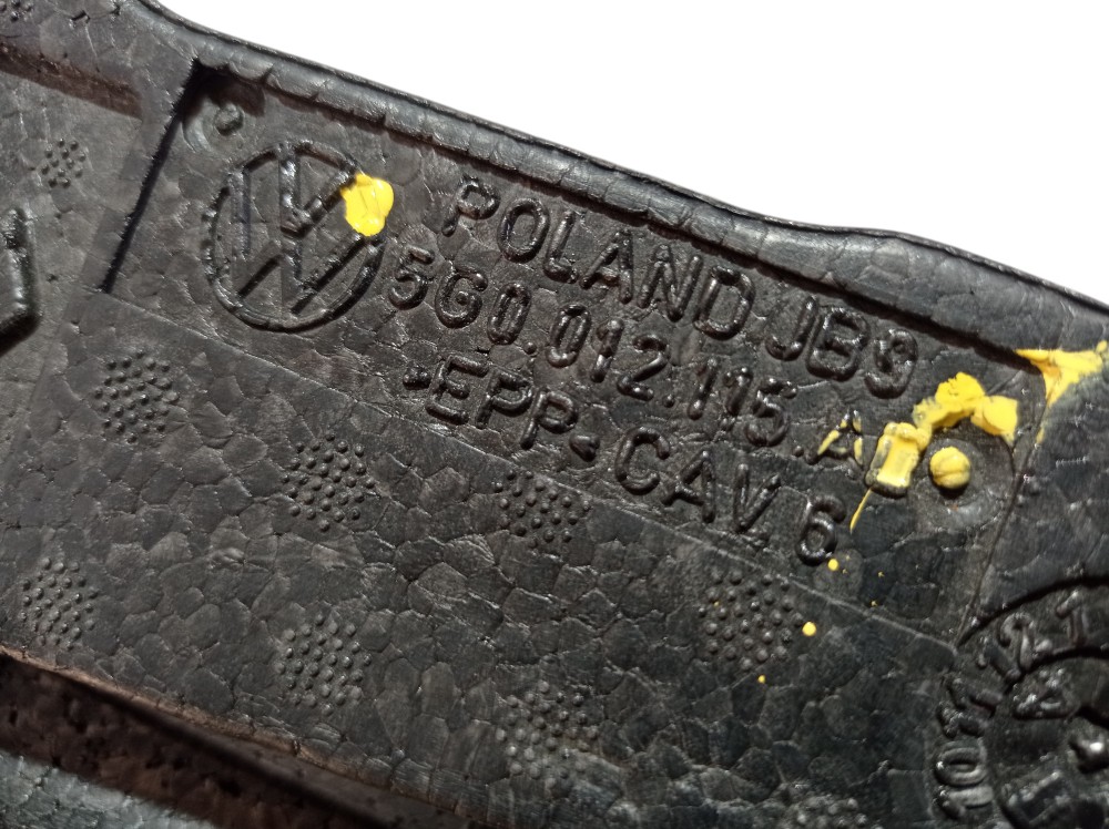 Isopor Chave Roda Vw Golf Tsi 1.4 2015 V293 6