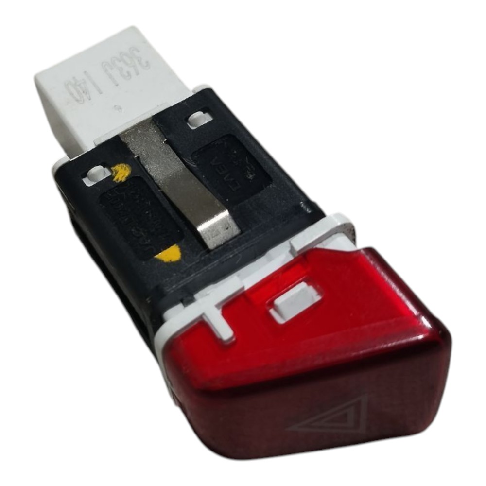 Botão Pisca Alerta Jac T50 2017 2021 V662 Vermelho 4