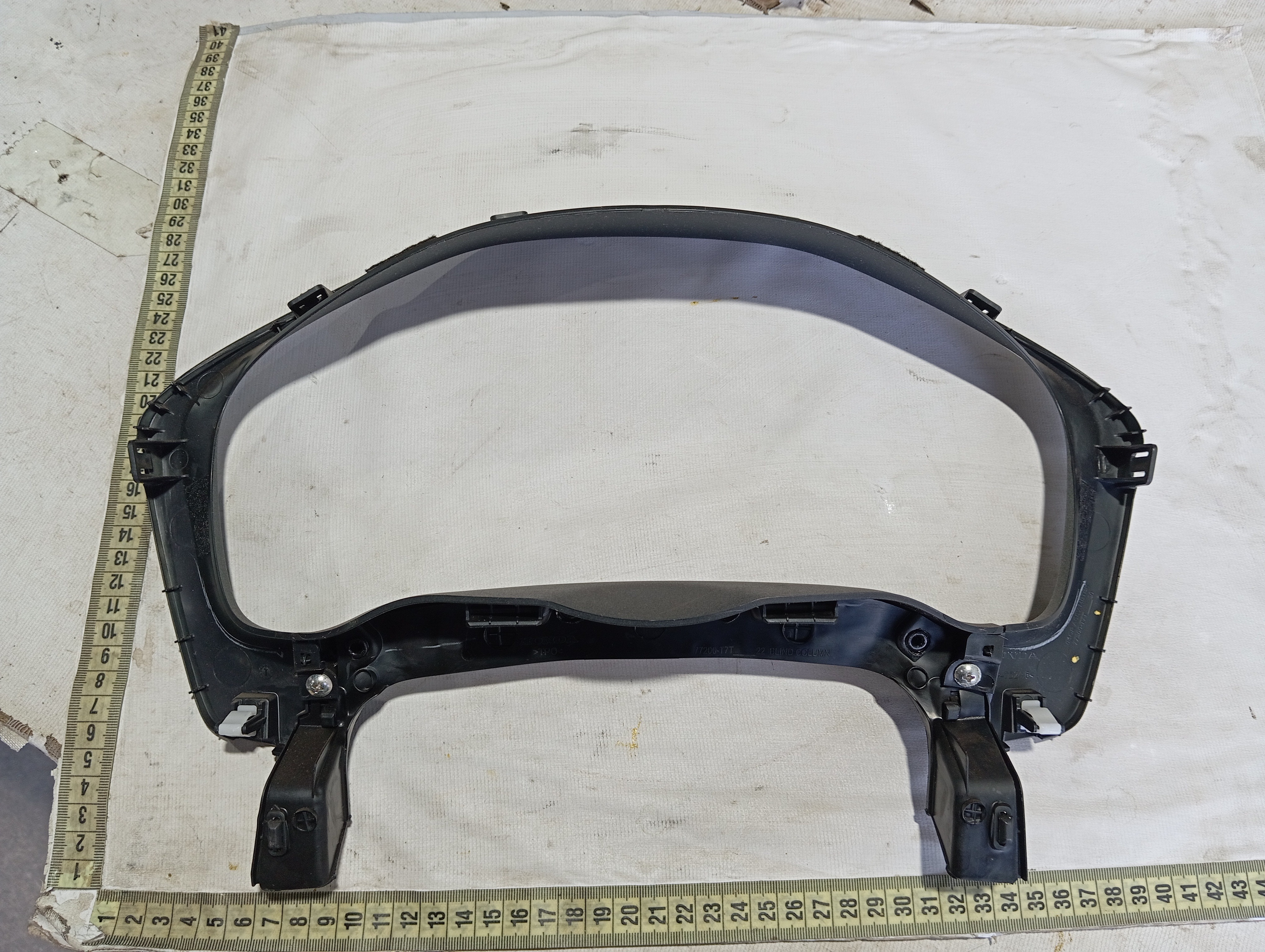 Moldura Painel Instrumentos Honda Hrv 2020 A 2025 V602 Preto 8