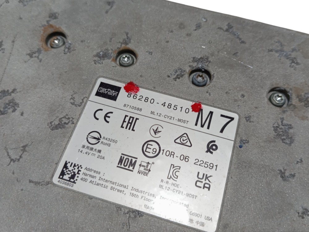 Modulo Amplificador Som Lexus Rx500hf Sport 2023 V619 6