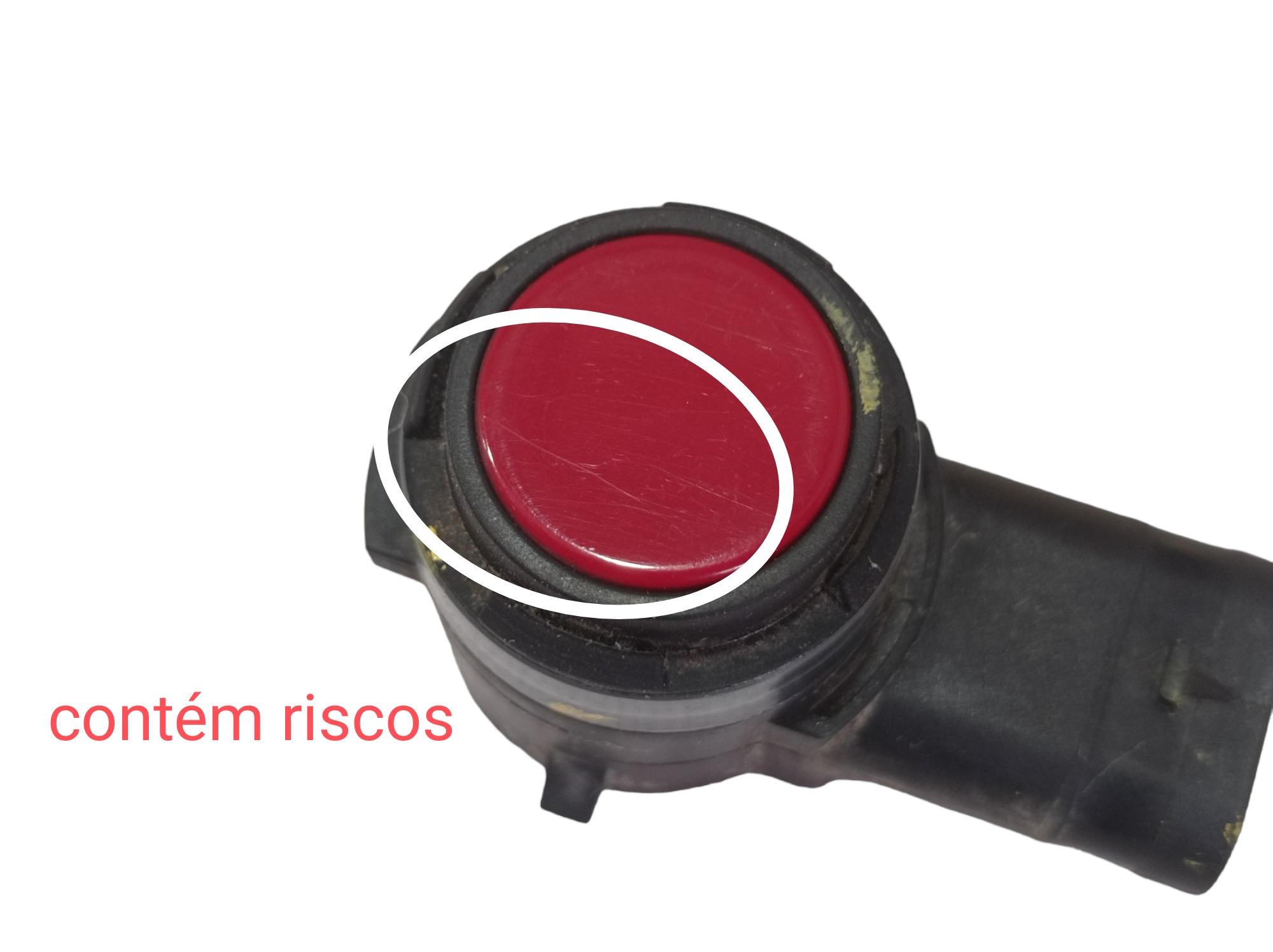 Sensor Estacionamento Traseiro Vw Golf Tsi 2017 V585 Vermelho 5