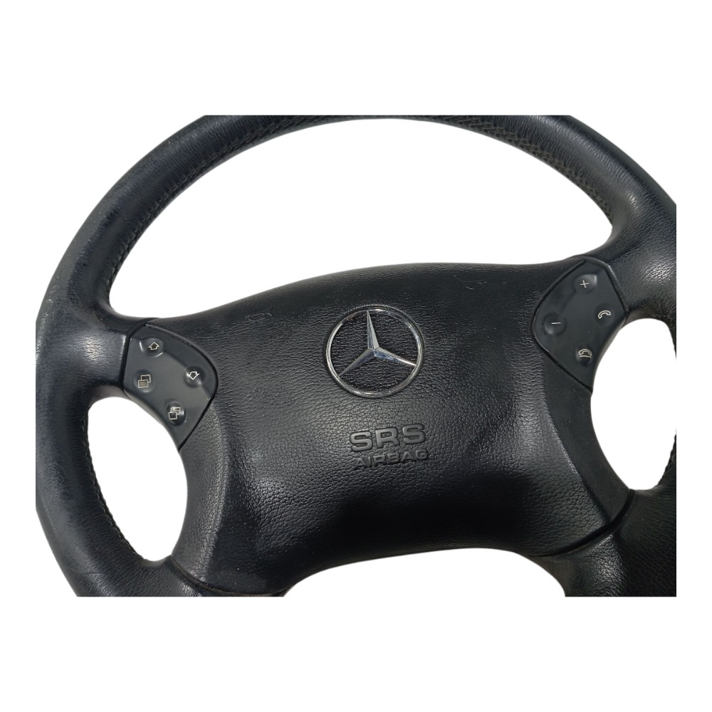 Volante Motorista Mercedes C180 2002 2007 V661 Preto 4