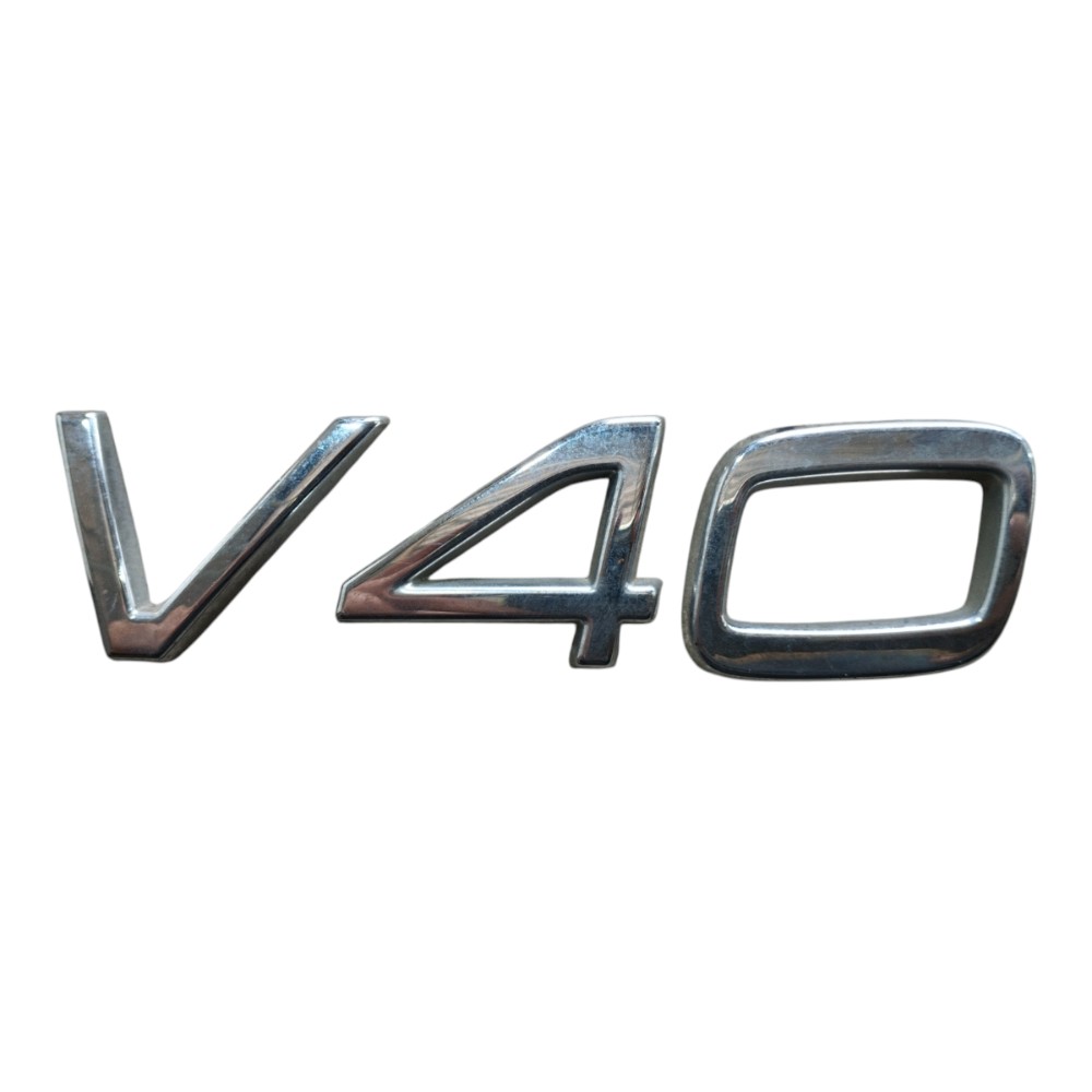 Emblema Tampa Traseira Volvo V40 T3 2013 2019 V652