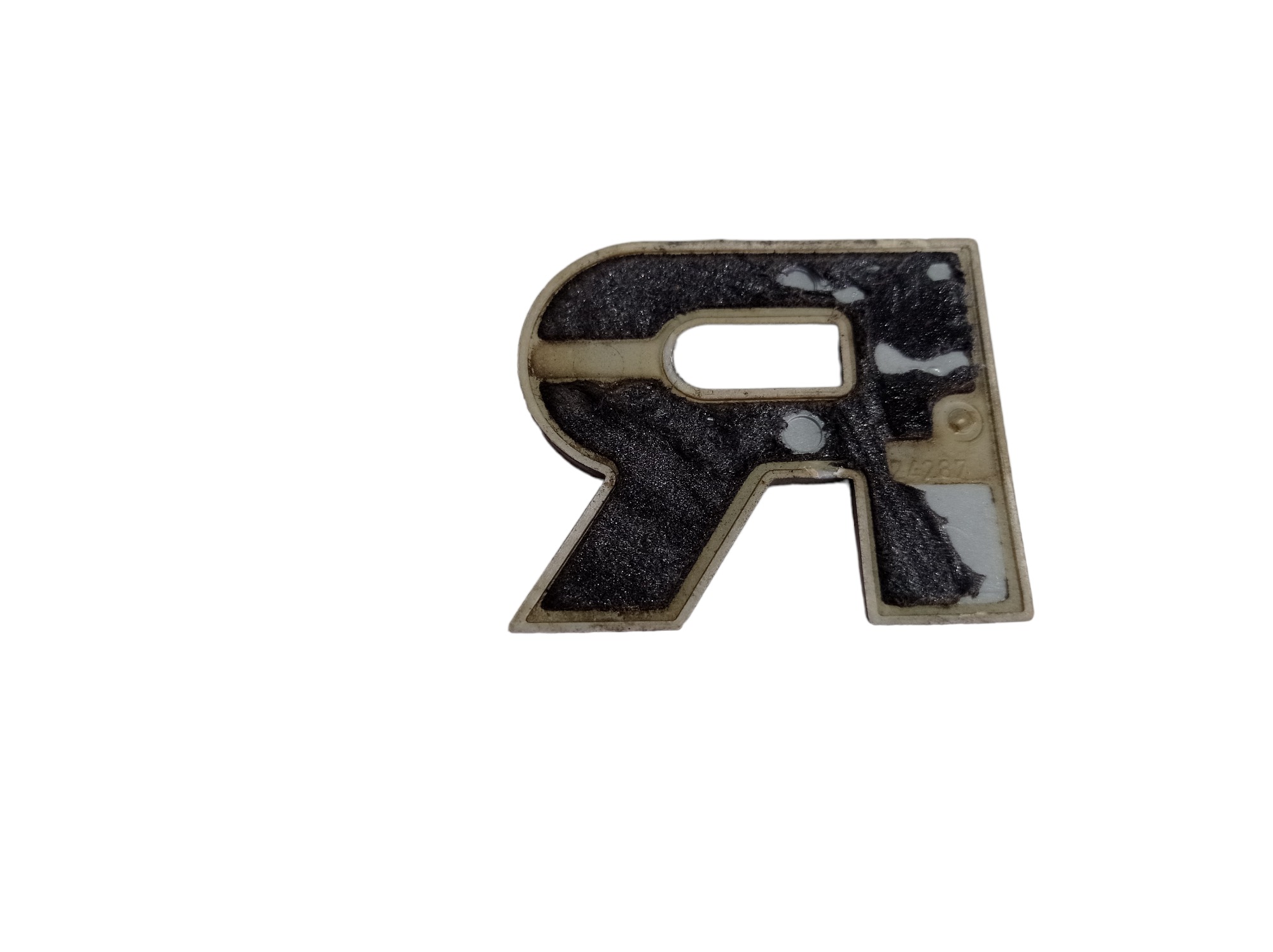 Emblema Letra R Land Rover Discovery 4 2010 A 2014 V582 Cinza 7