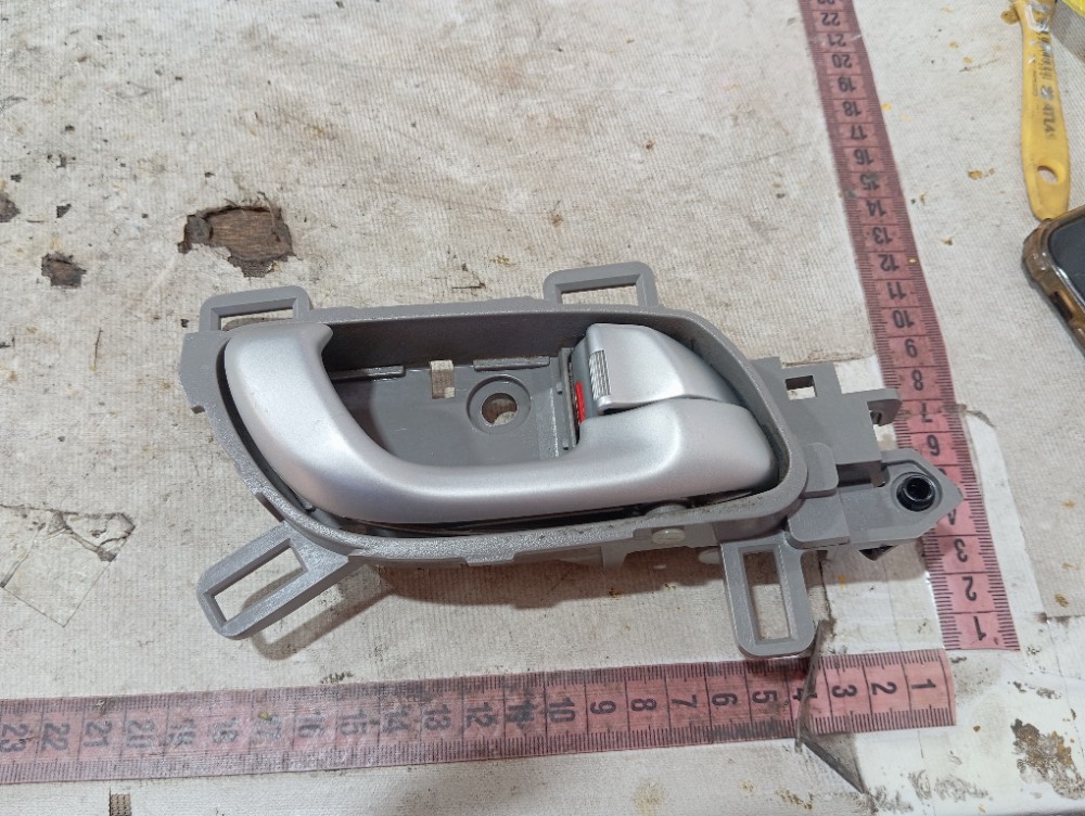 Maçaneta Int Porta Traseira Direita Honda Civic 2010 15 V658 Prata Traseira 7