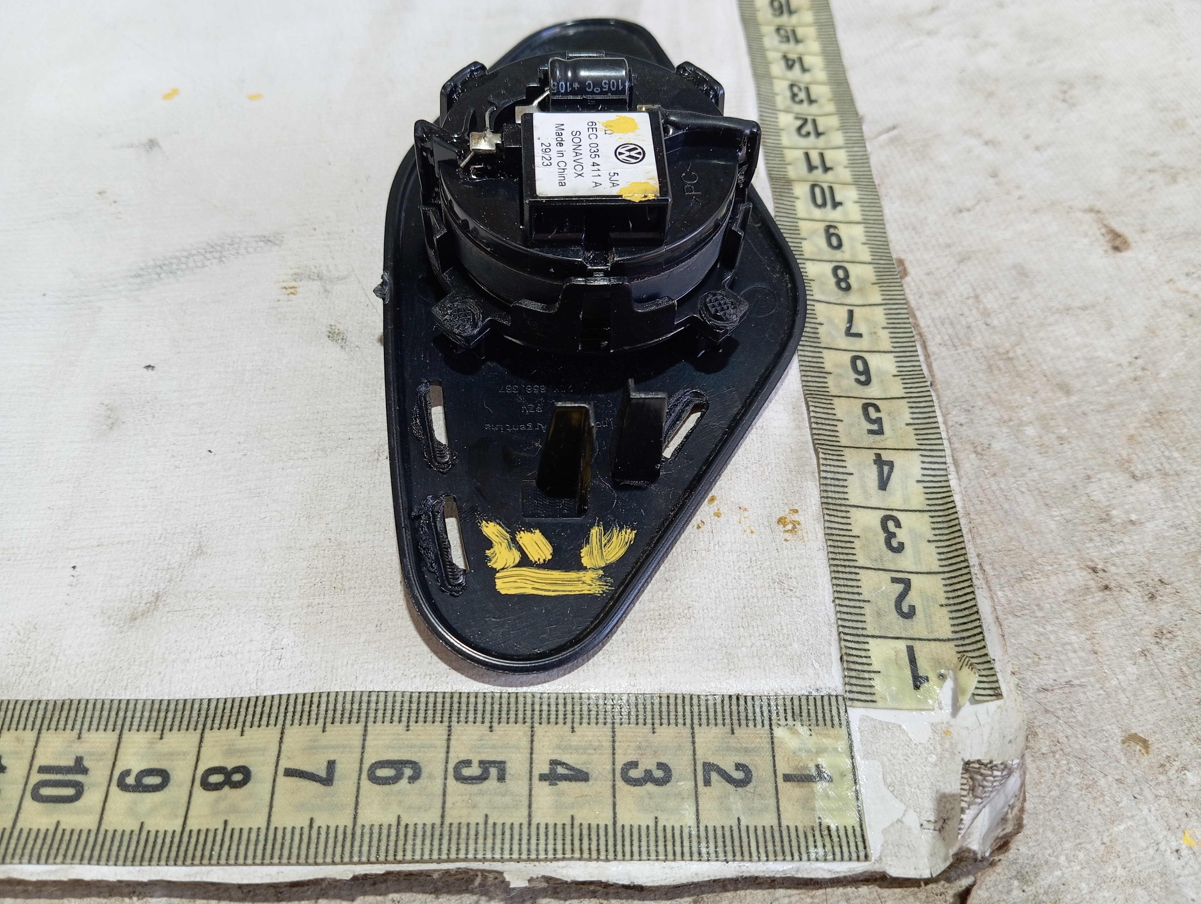 Tweeter Coluna Esquerda Vw Taos Highline 250 22 2025 V601 Preto 7