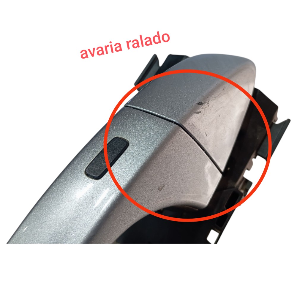 Maçaneta Ext Porta Diant Dire Vw Taos Highline 2022 24 V655 Cinza Dianteira 5