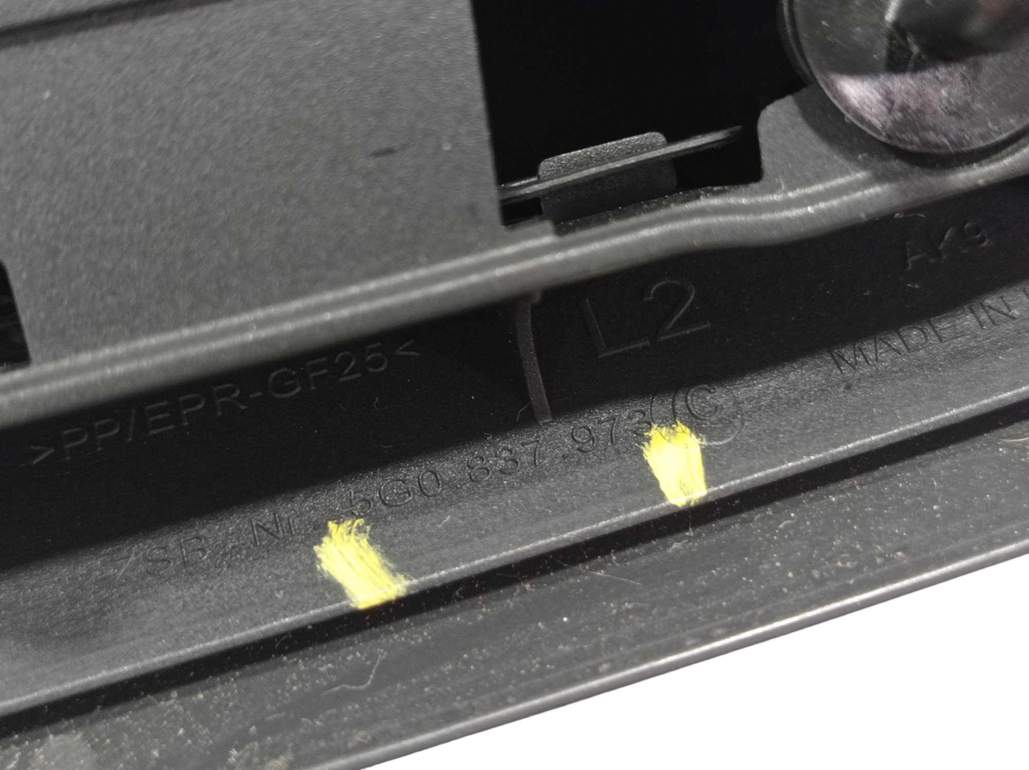 Acabamento Interno Retrovisor Esquerdo Golf 2017 V585 8