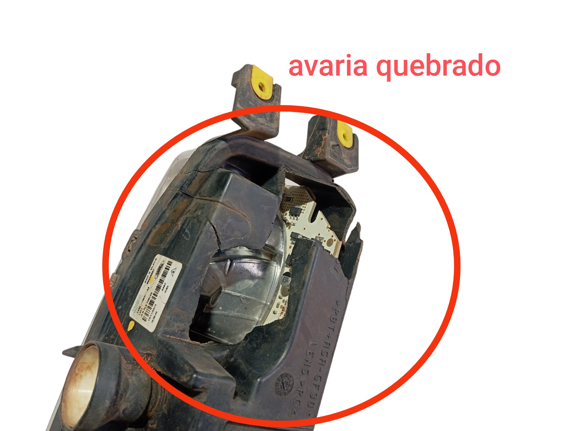 Lente Farol Milha Esquerdo Range Rover Sport 2014 V592 6