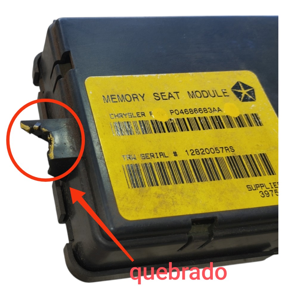 Modulo Banco Dianteiro Esq Chrysler Grand Caravan 2003 V578 8