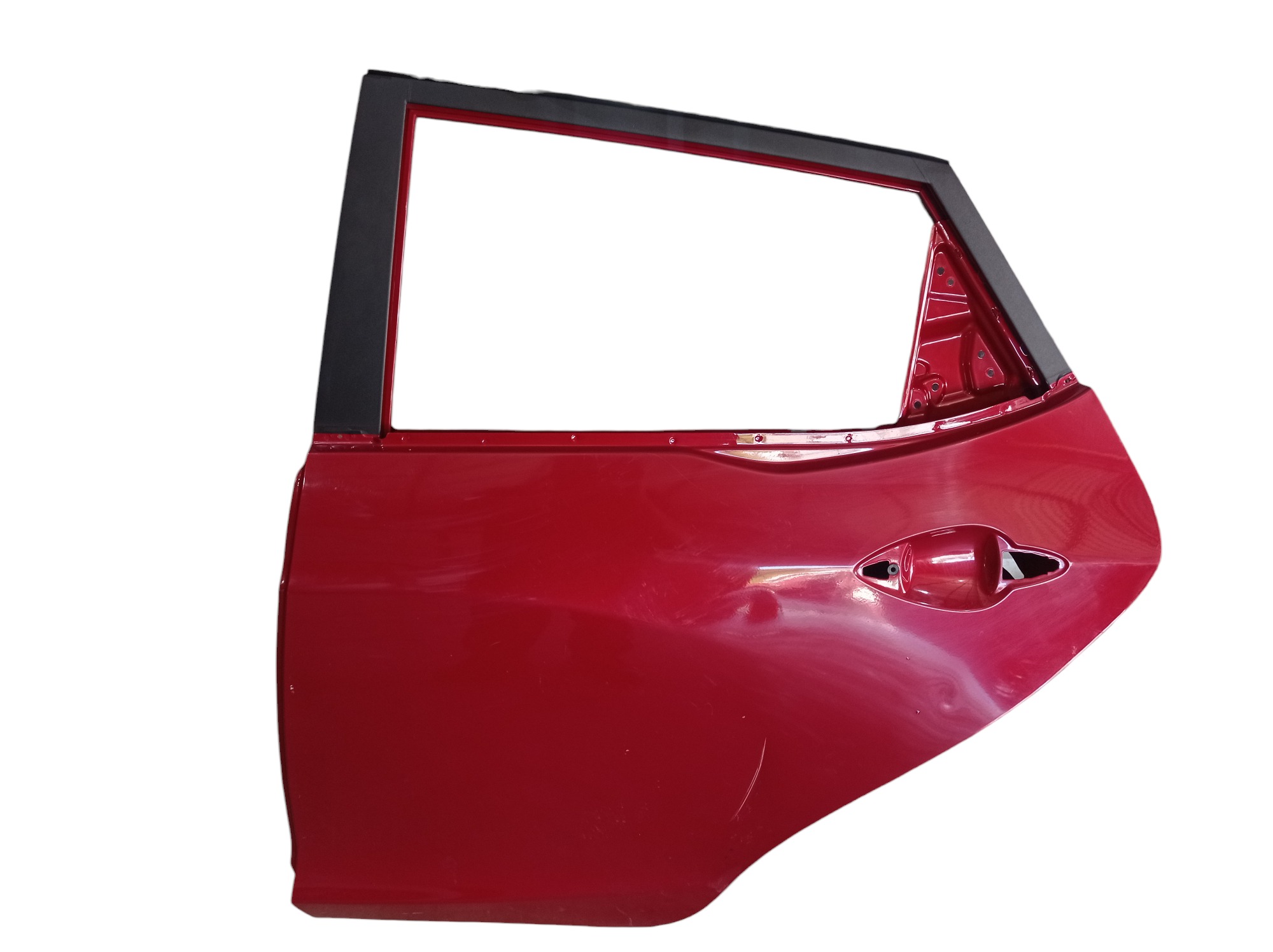Porta Traseira Esquerda Jac T40 2019 V565  Traseira Esquerdo Vermelho 1
