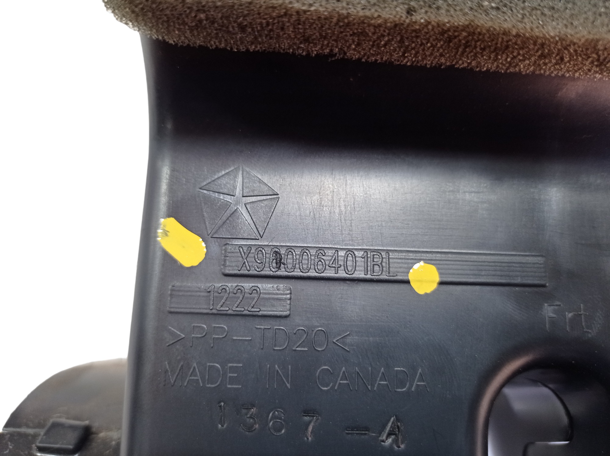 Difusor Ar Traseiro Console Jeep Grand Cherokee Ltd 14 V580 6