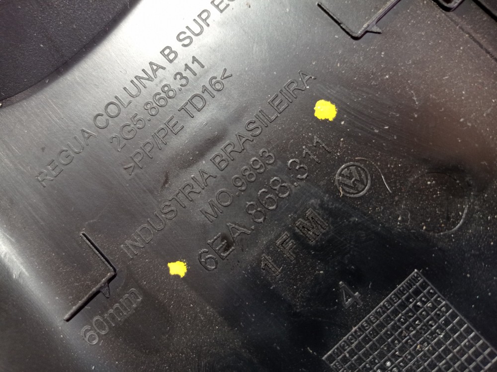 Acabamento Superior Coluna Central Esquerda Nivus 2024 V608 8