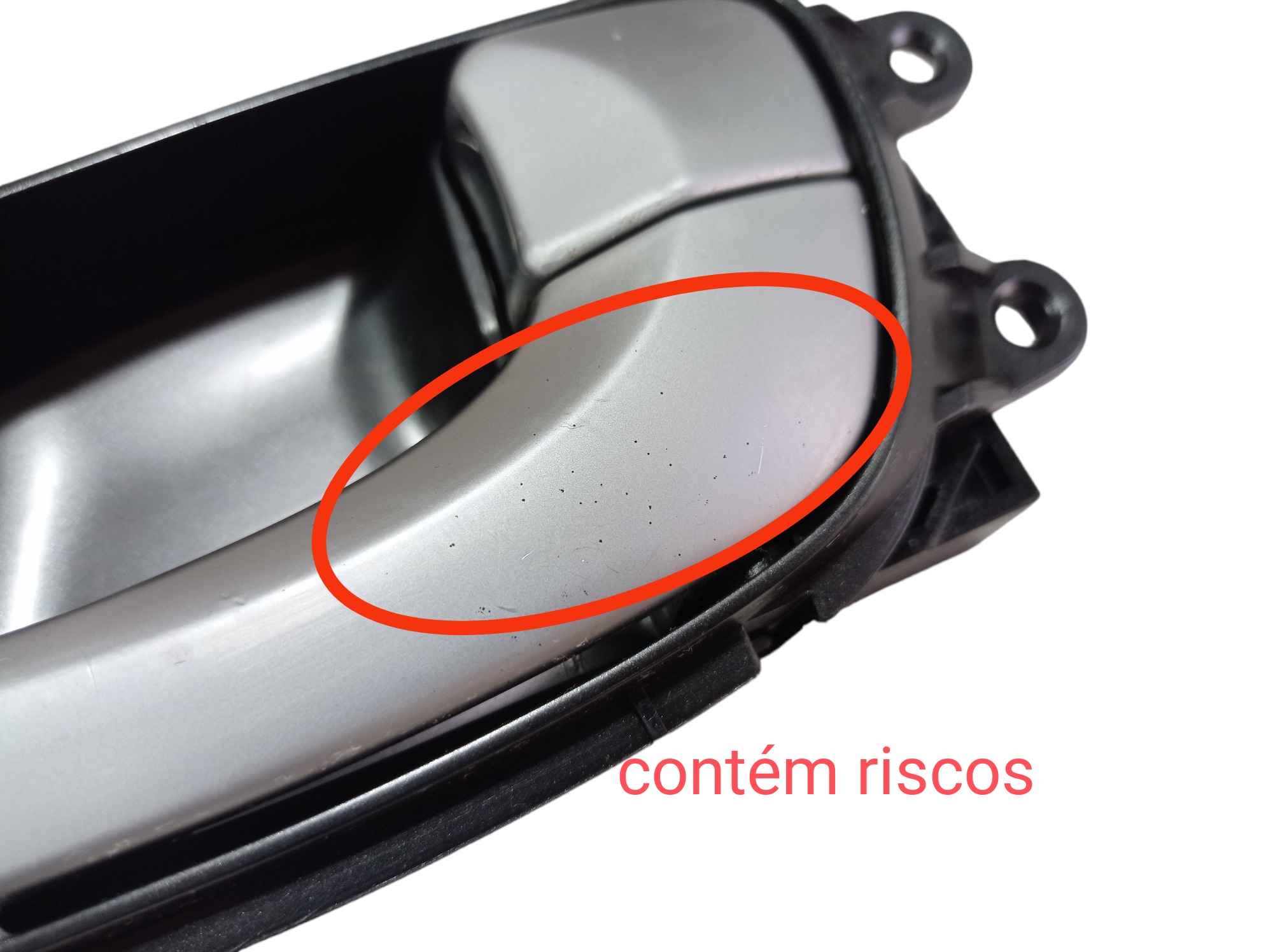 Maçaneta Int Porta Dianteira Direita Hyundai Equus 2013 V577 Cinza Dianteira 4