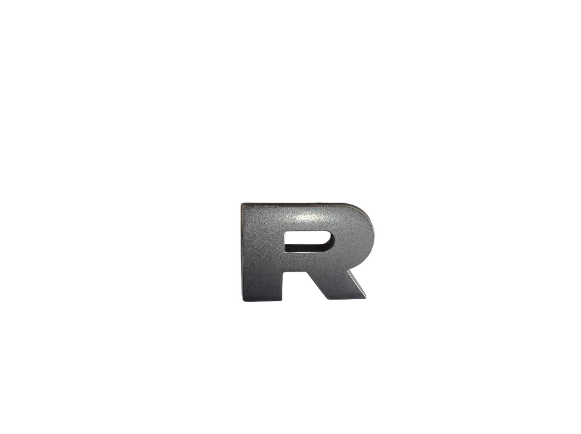 Emblema Letra R Land Rover Discovery 4 2010 A 2014 V582 Cinza 3
