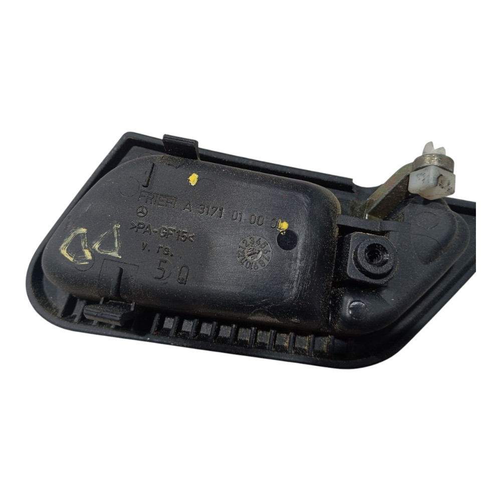 Maçaneta Int Porta Diant Direita Mercedes C180 2002 007 V661 Preta Dianteira 2