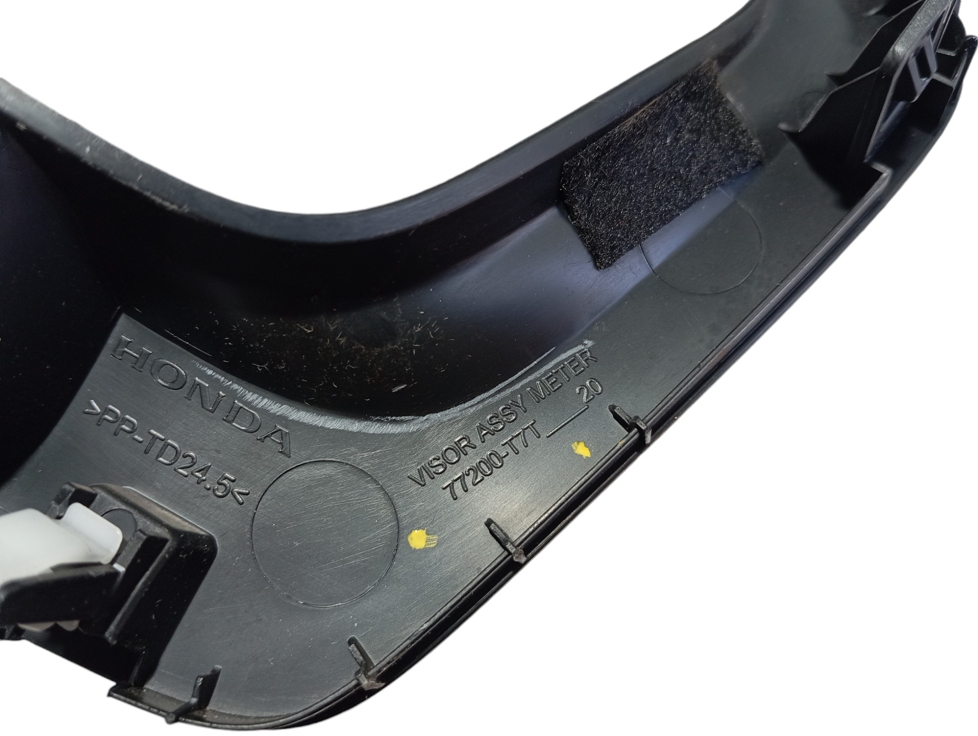 Moldura Painel Instrumentos Honda Hrv 2020 A 2025 V602 Preto 6