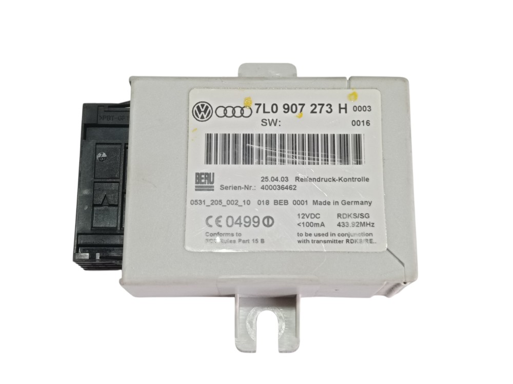 Módulo Sensor Pressão Pneu Porsche Cayenne 2003 V371 1