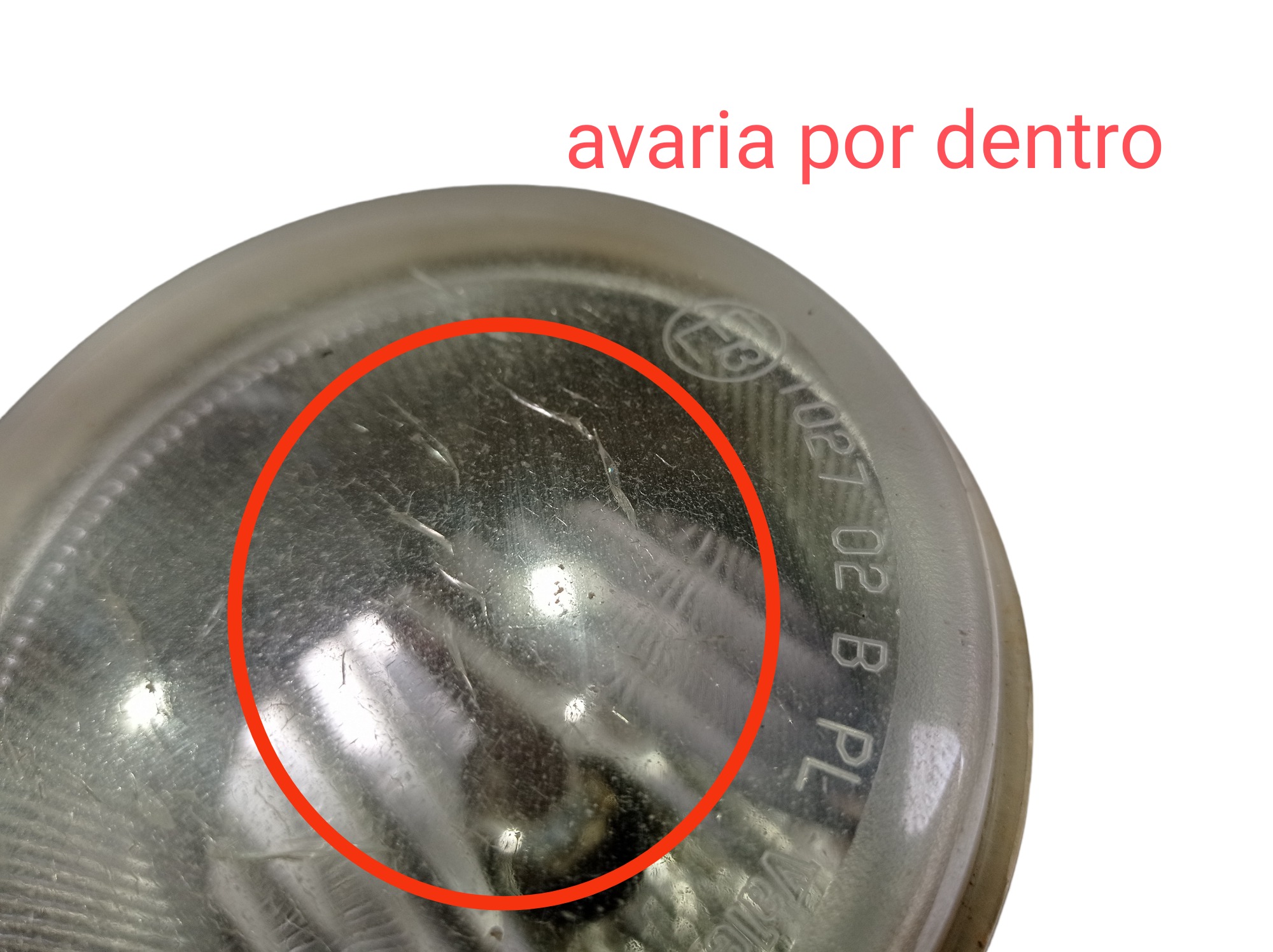 Farol De Milha Direito Chrysler Grand Caravan 2006 V487 Transparente 8