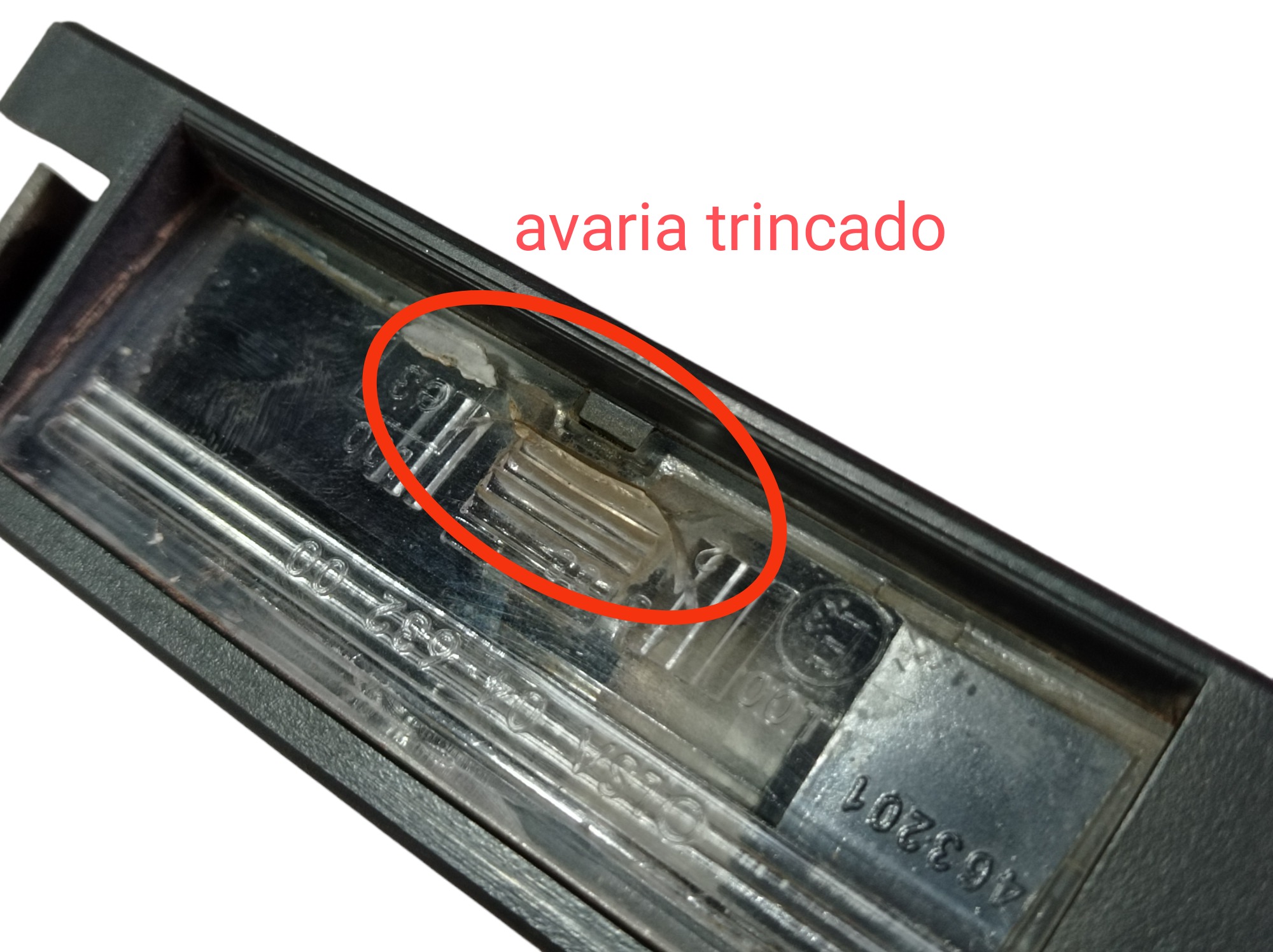 Luz De Placa Fiat Linea 2010 51793060 V433 8