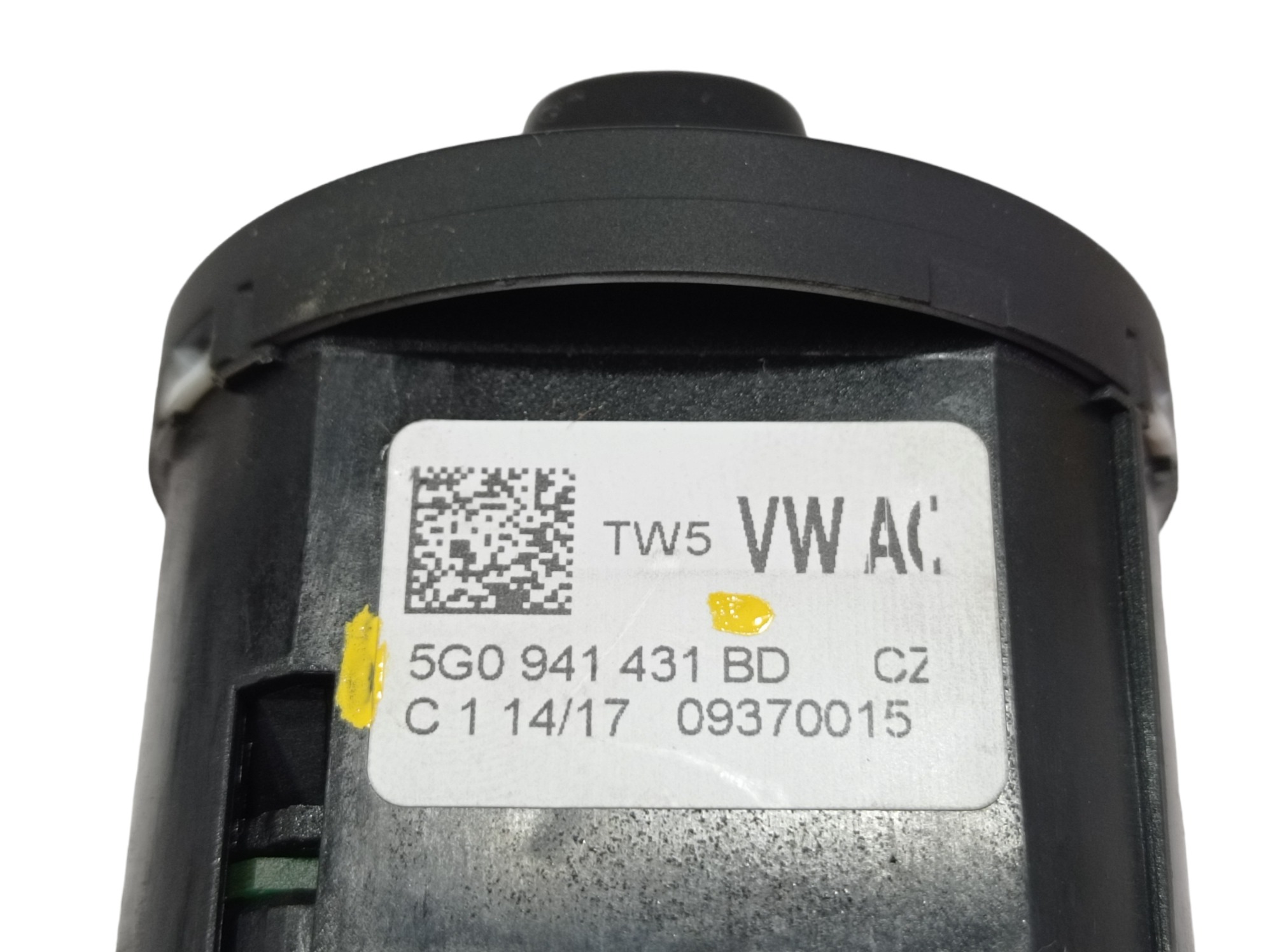 Botão Regulagem Farol Vw Golf Tsi Comfortline 2017 V585 7