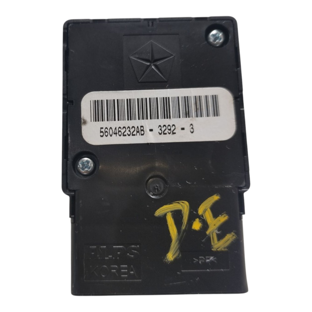 Botão Ajuste Banco Dianteiro Esq Ram Rampage Rt 2023 25 V664 Preto 6