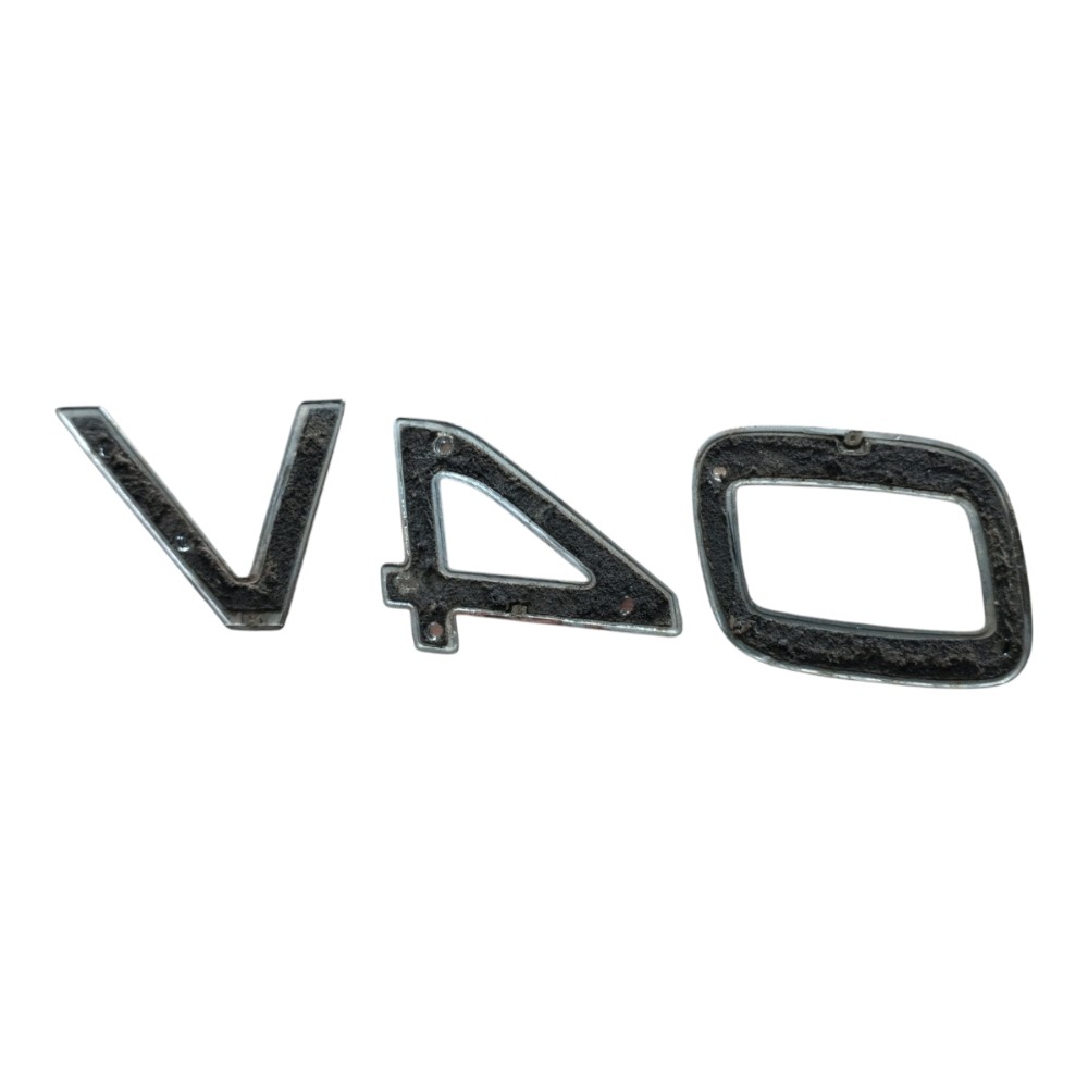 Emblema Tampa Traseira Volvo V40 T3 2013 2019 V652 2