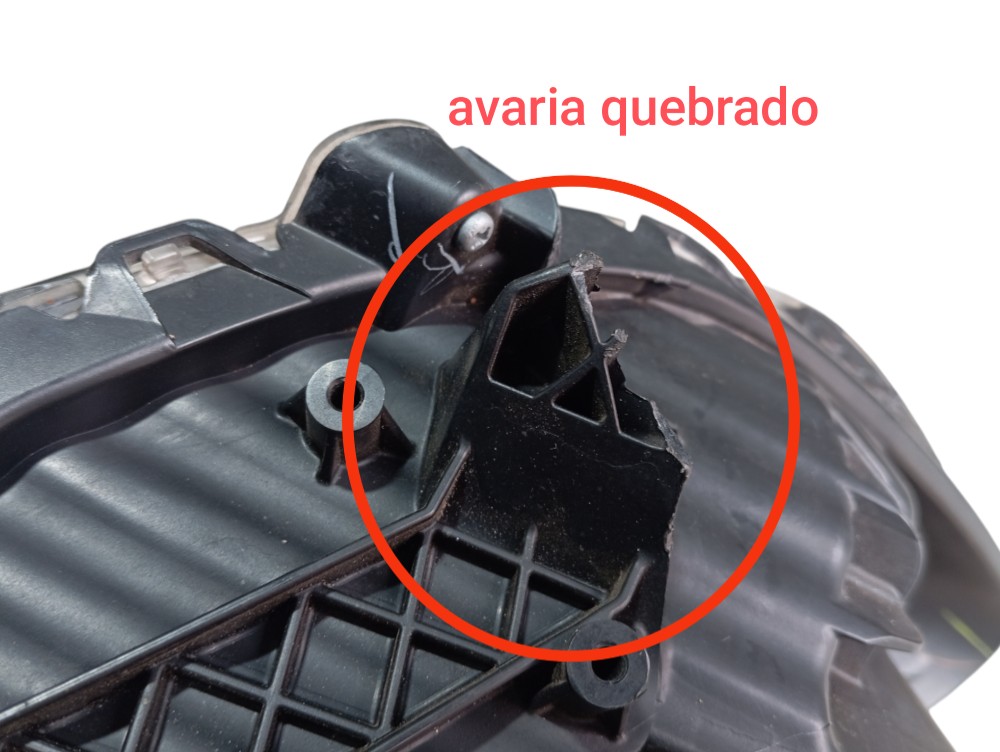 Lente Farol Esquerdo Honda Fit 2016 W1297 V327 2