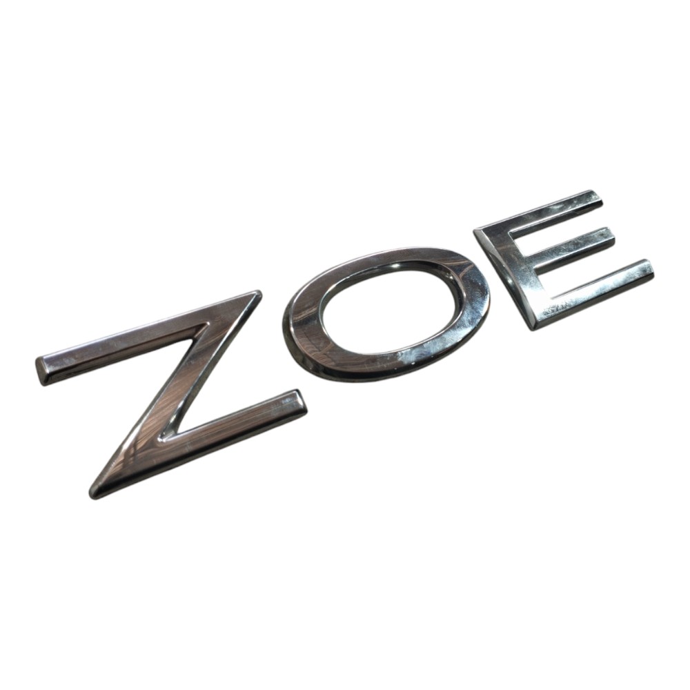 Emblema Zoe Tampa Traseira Renault Zoe 2022 2023 V639 6