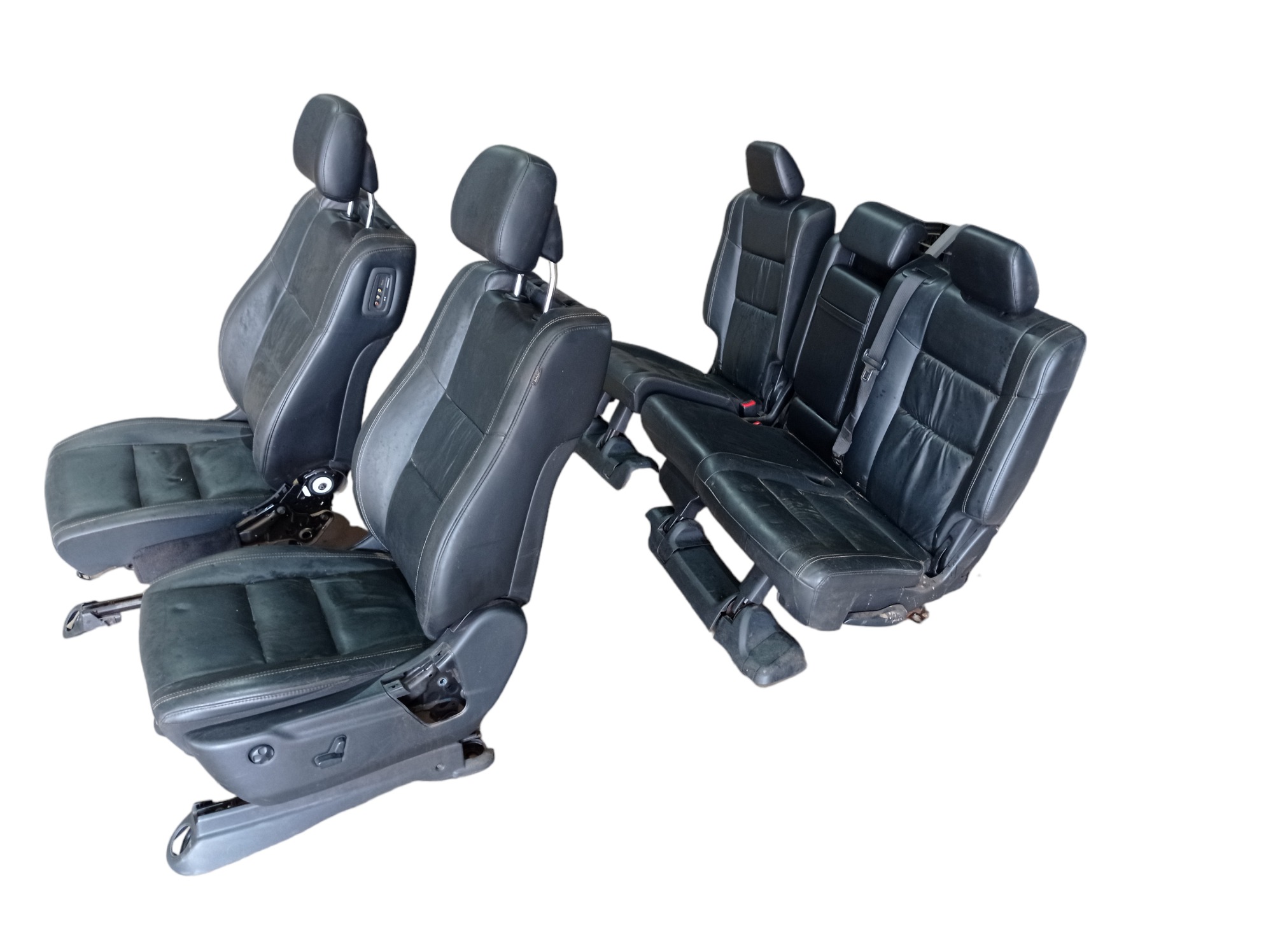 Jogo Banco Couro Jeep Grand Cherokee Ltd 2014 V580 Preto 6