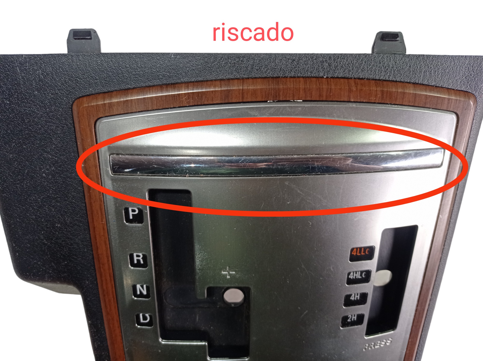 Moldura Alavanca Seletora Mitsubishi Pajero Full 2012 V575 7