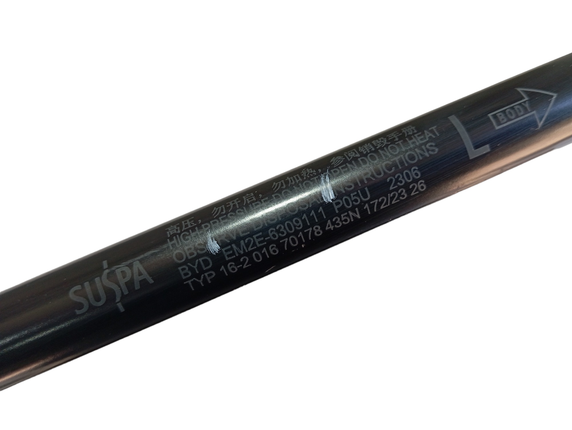 Amortecedor Tampa Traseira Byd Dolphin Gs 2024 2025 V594 3