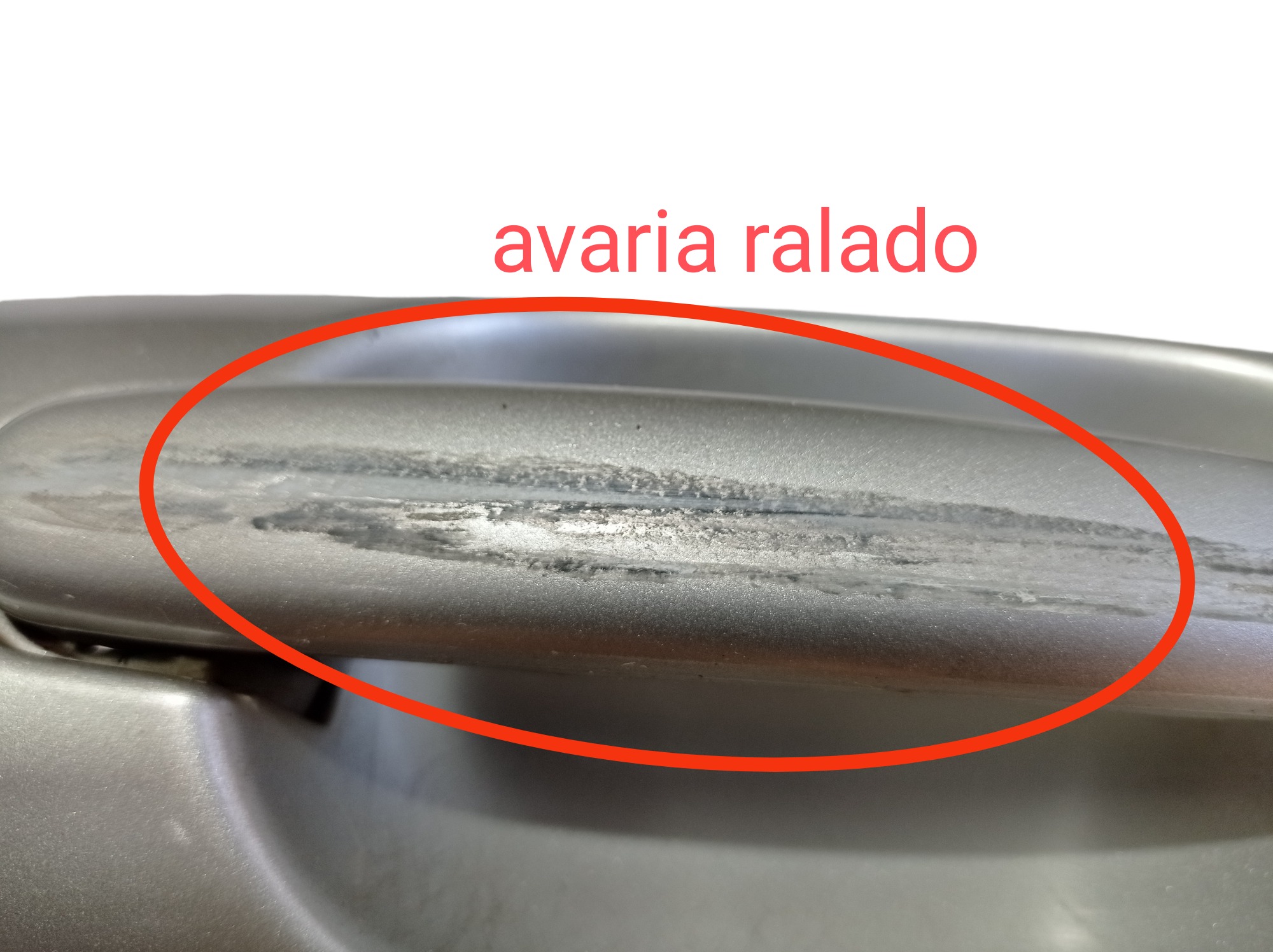 Maçaneta Ext Porta Dianteira Direita Grand Caravan 2005 V586 Cinza Dianteira 7