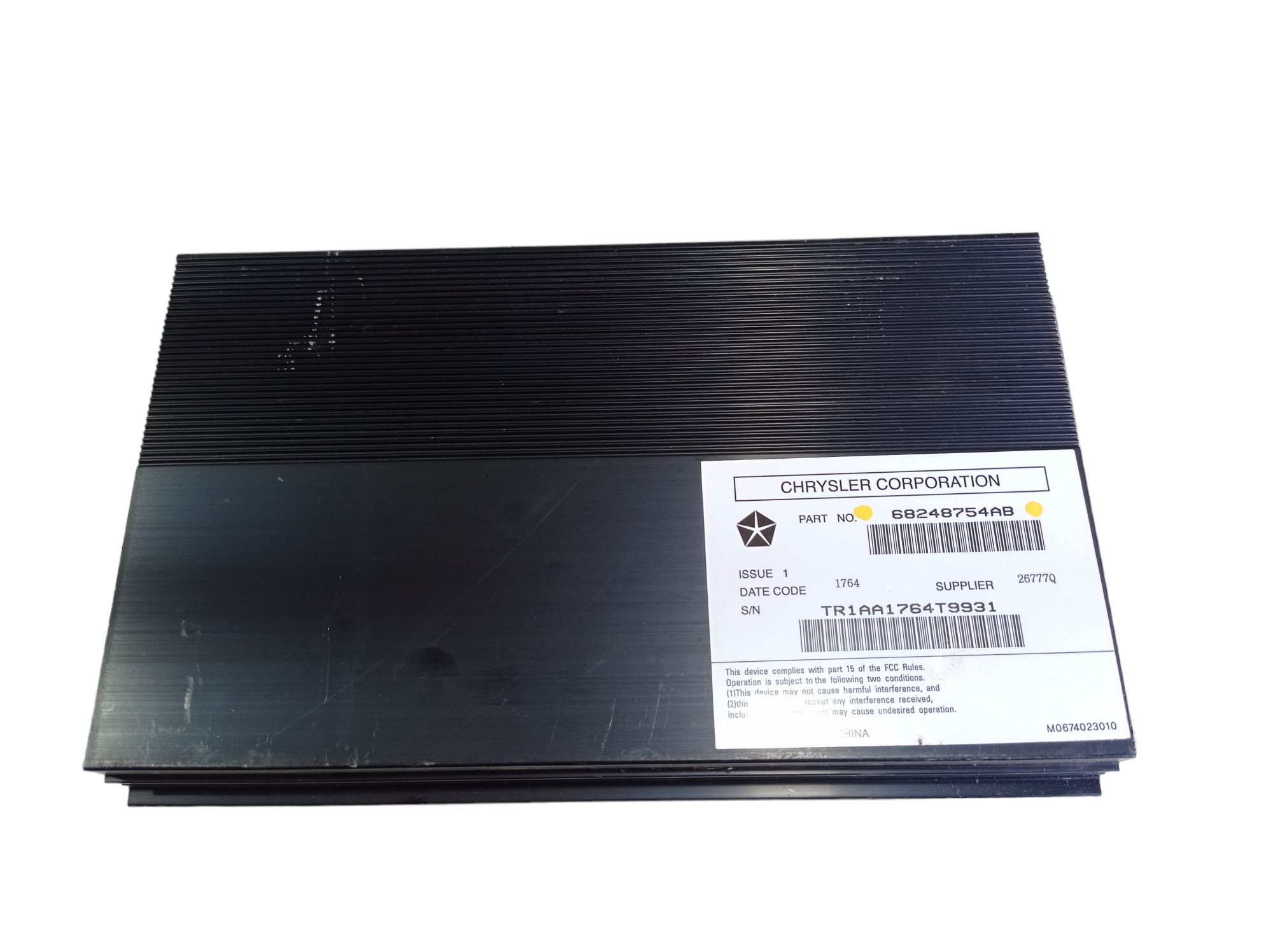 Amplificador De Som Jeep Grand Cherokee Limited 2014 V580 10